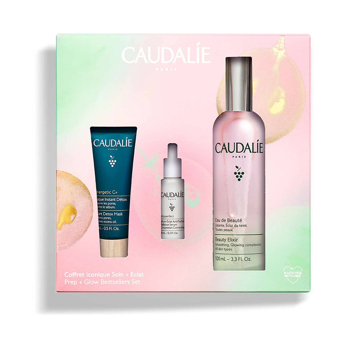 Caudalie Beauty Elixir Detox & Glow Set - (3 pcs) - Caudalie