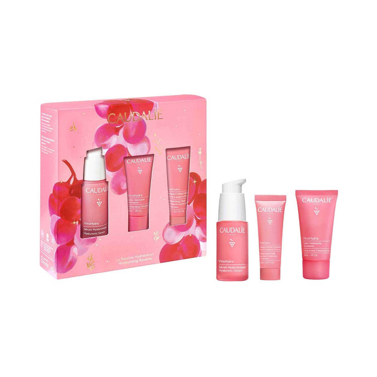 Caudalie VinoHydra Moisturizing Routine Essentials (3 pcs) - Caudalie