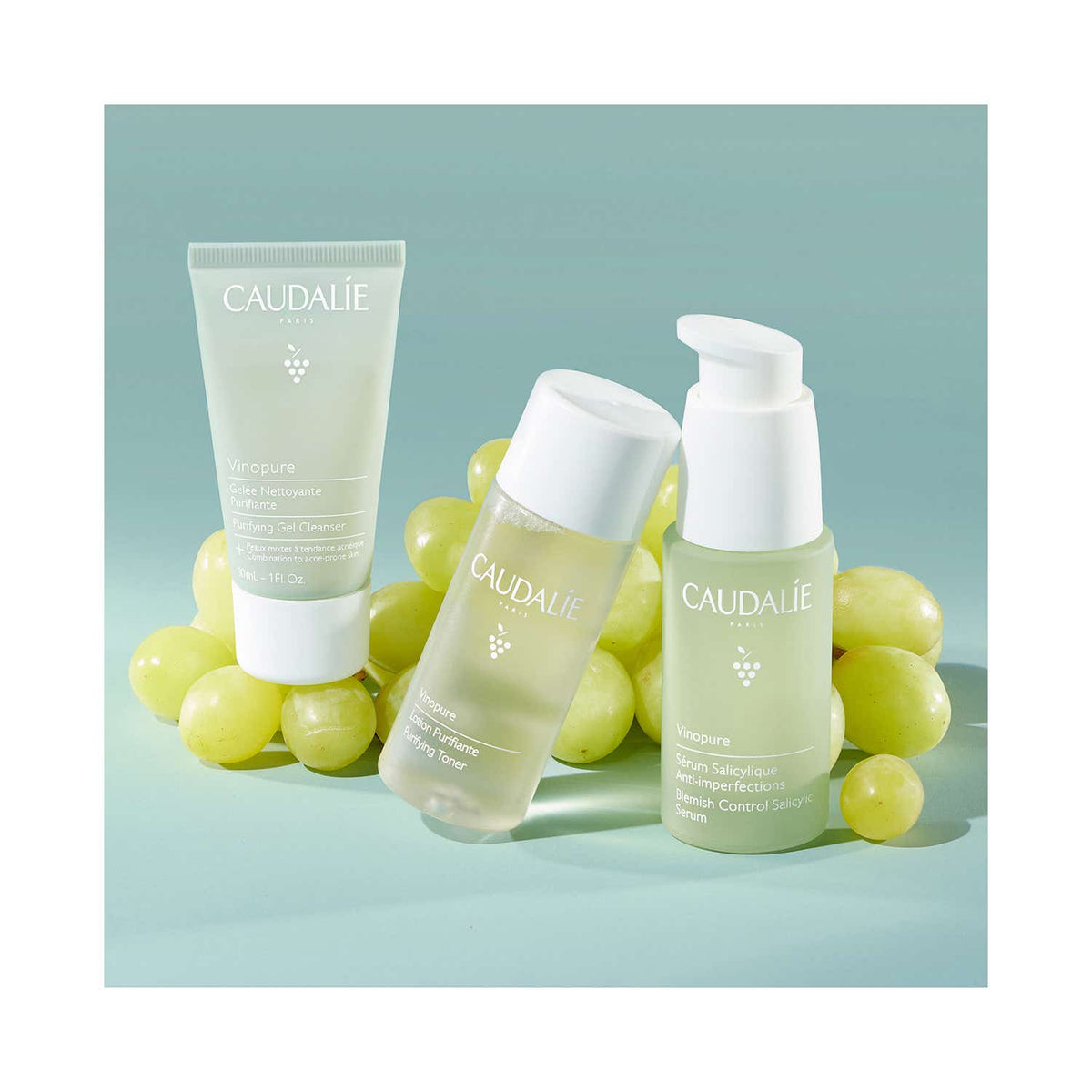 Caudalie Vinopure Anti-Blemish Solution Set (3Pcs) - Caudalie