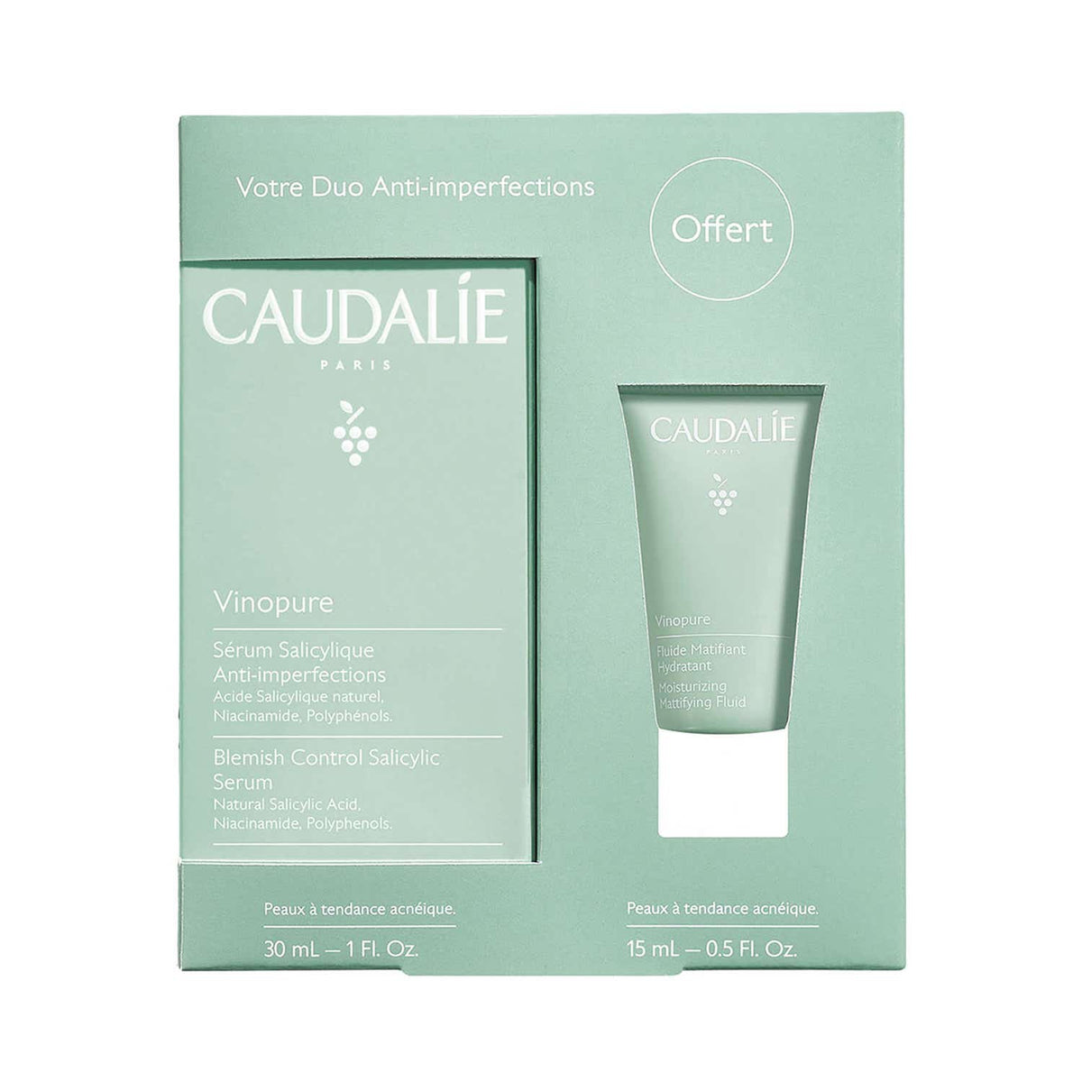 Caudalie Vinopure Duo Set (2Pcs) - Caudalie