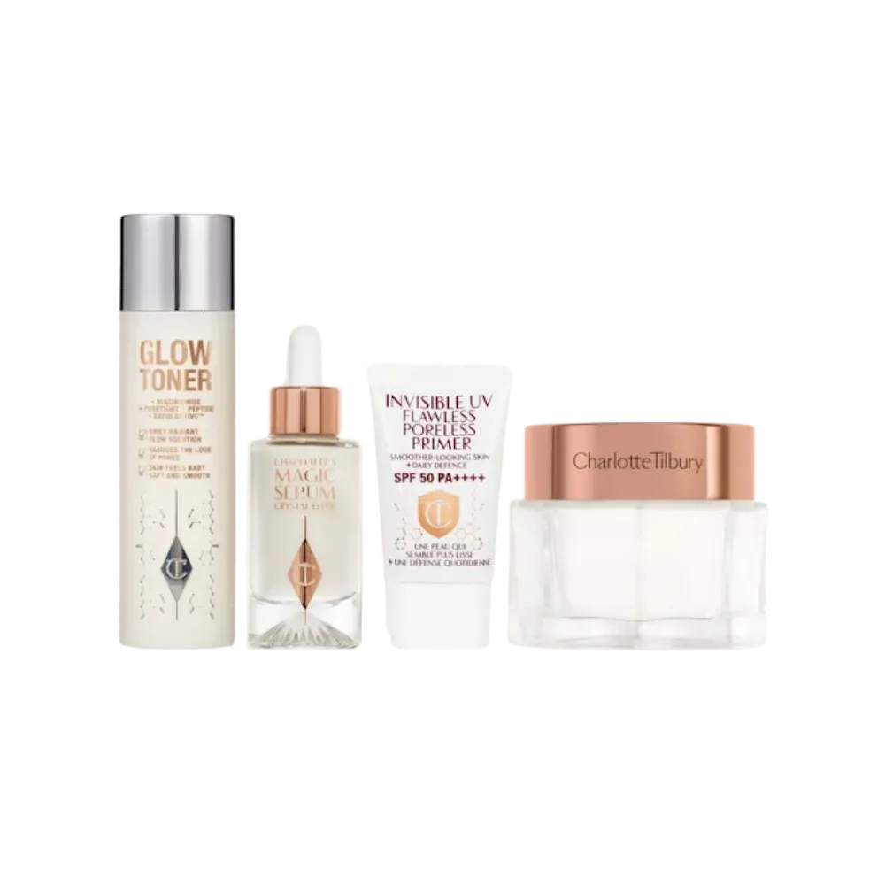 Charlotte Tilbury Revive, Protect & Glow Skin System Skincare Kit