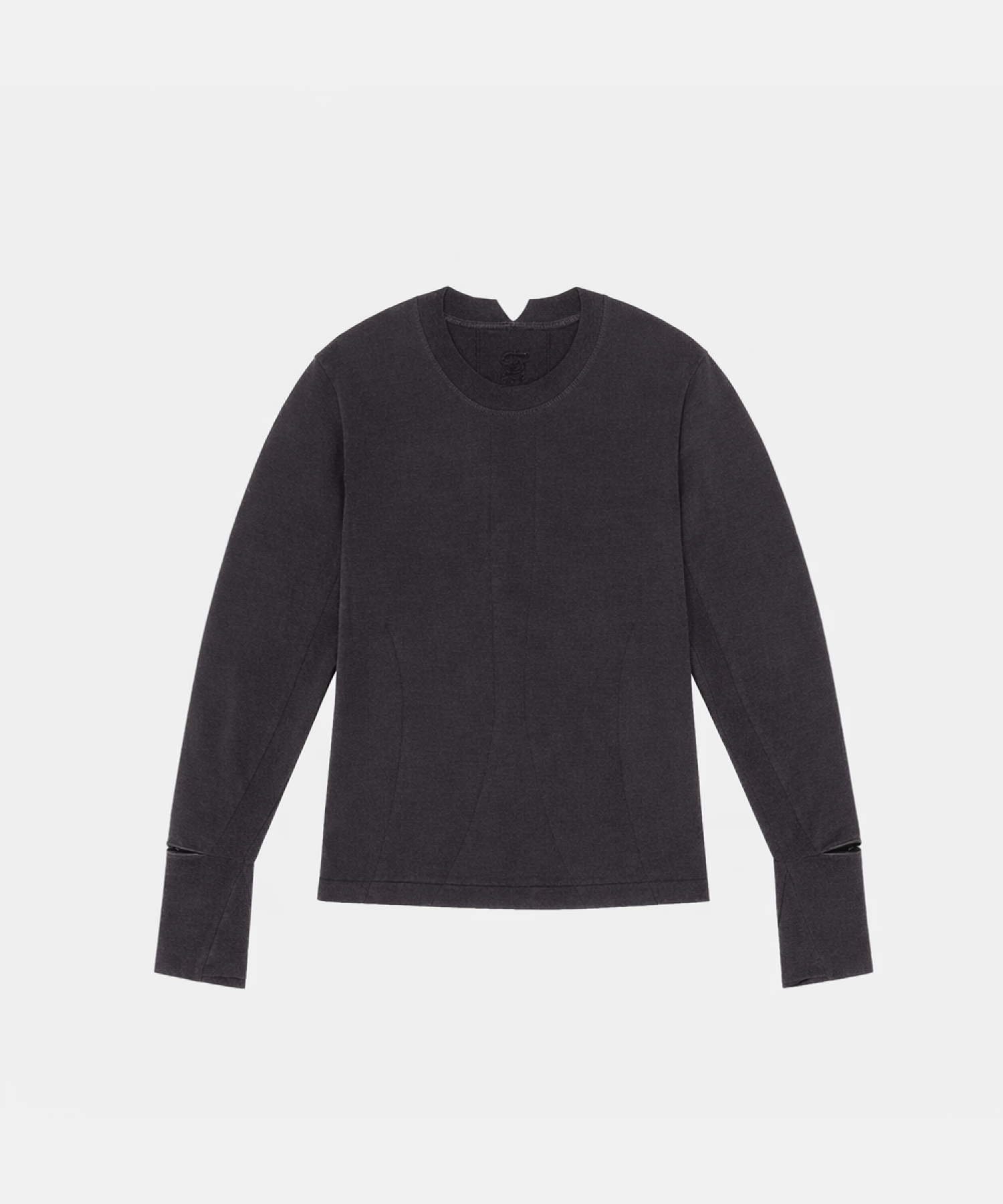 Bandit Womens Seamless Wool Blend Long Sleeve Shadow