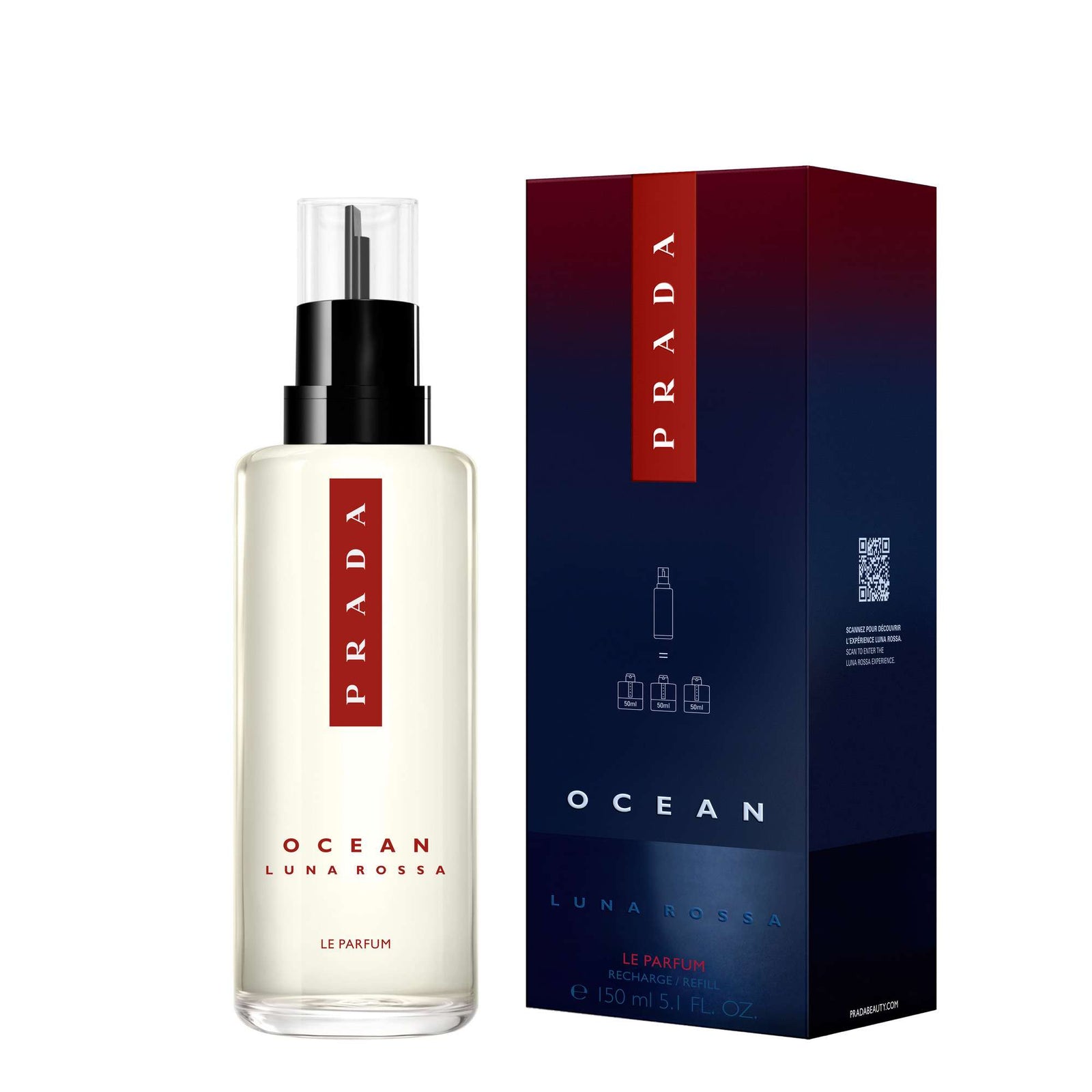 Prada Luna Rossa Ocean Le Parfum Eau de Parfum Spray Refill 150 ml