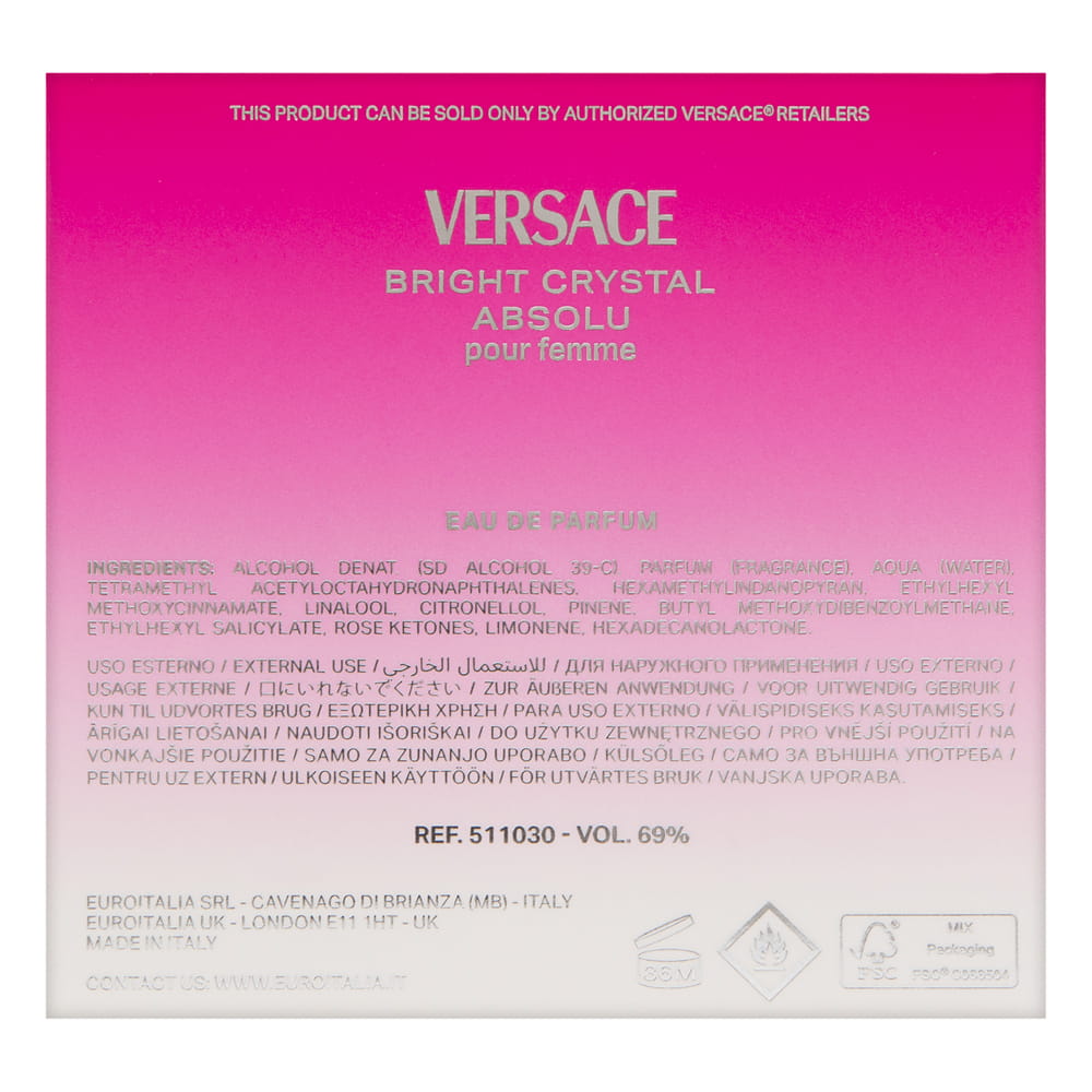 Versace Bright Crystal Absolu for Women