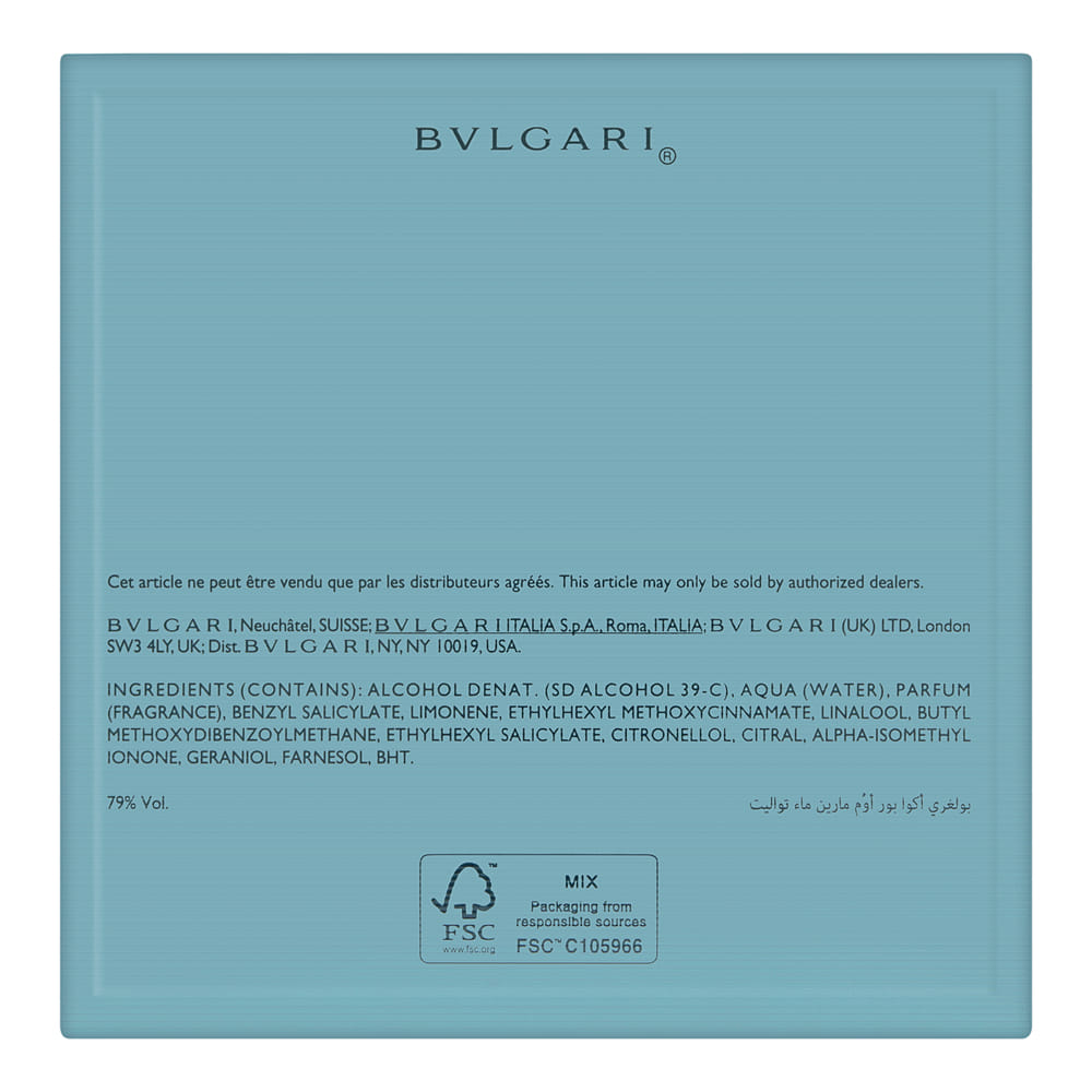 Bvlgari AQVA Marine Pour Homme by Bvlgari