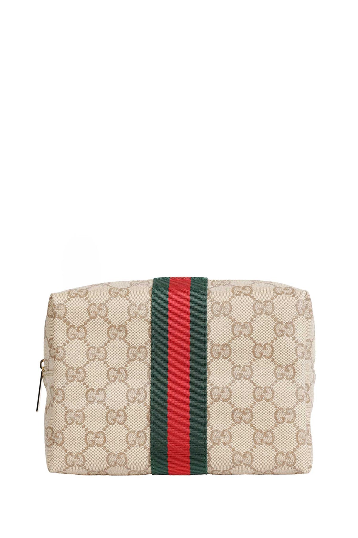 Gucci Coated GG Canvas and Web Cosmetics Case