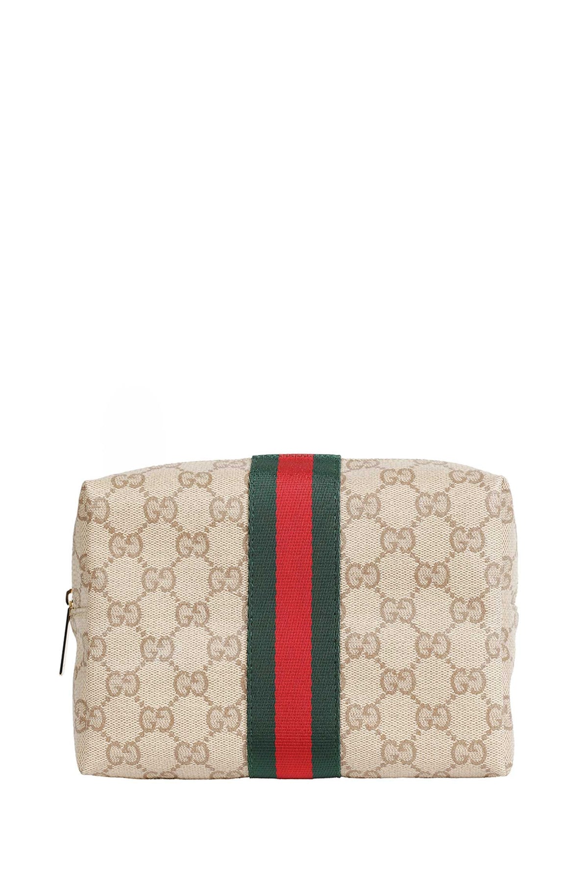 Gucci Coated GG Canvas and Web Cosmetics Case
