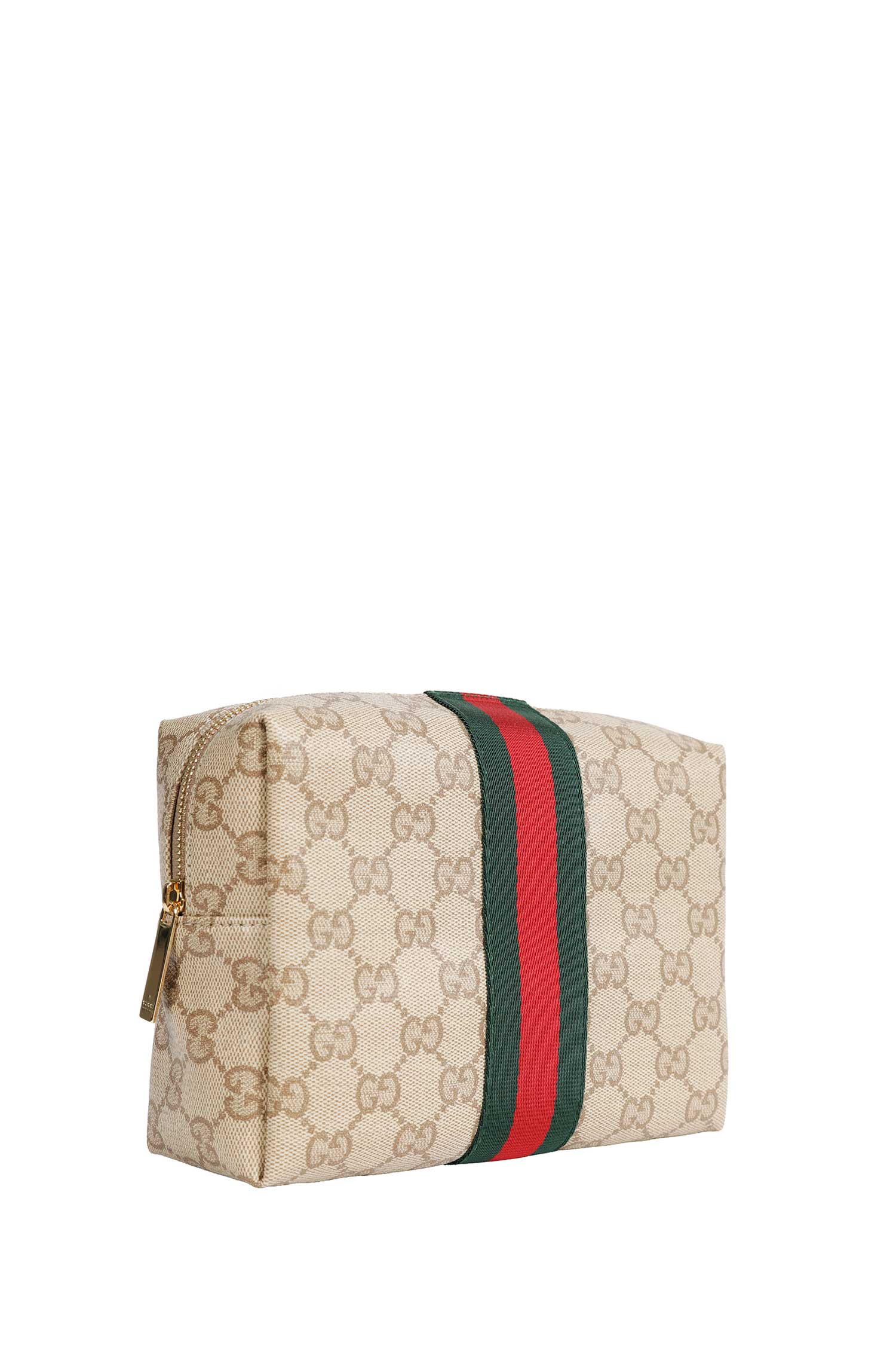 Gucci Coated GG Canvas and Web Cosmetics Case