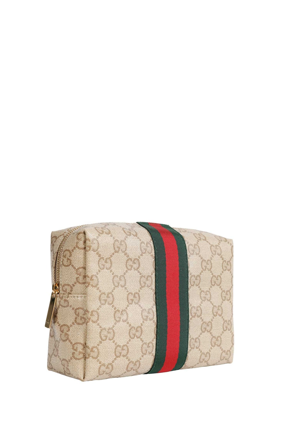Gucci Coated GG Canvas and Web Cosmetics Case