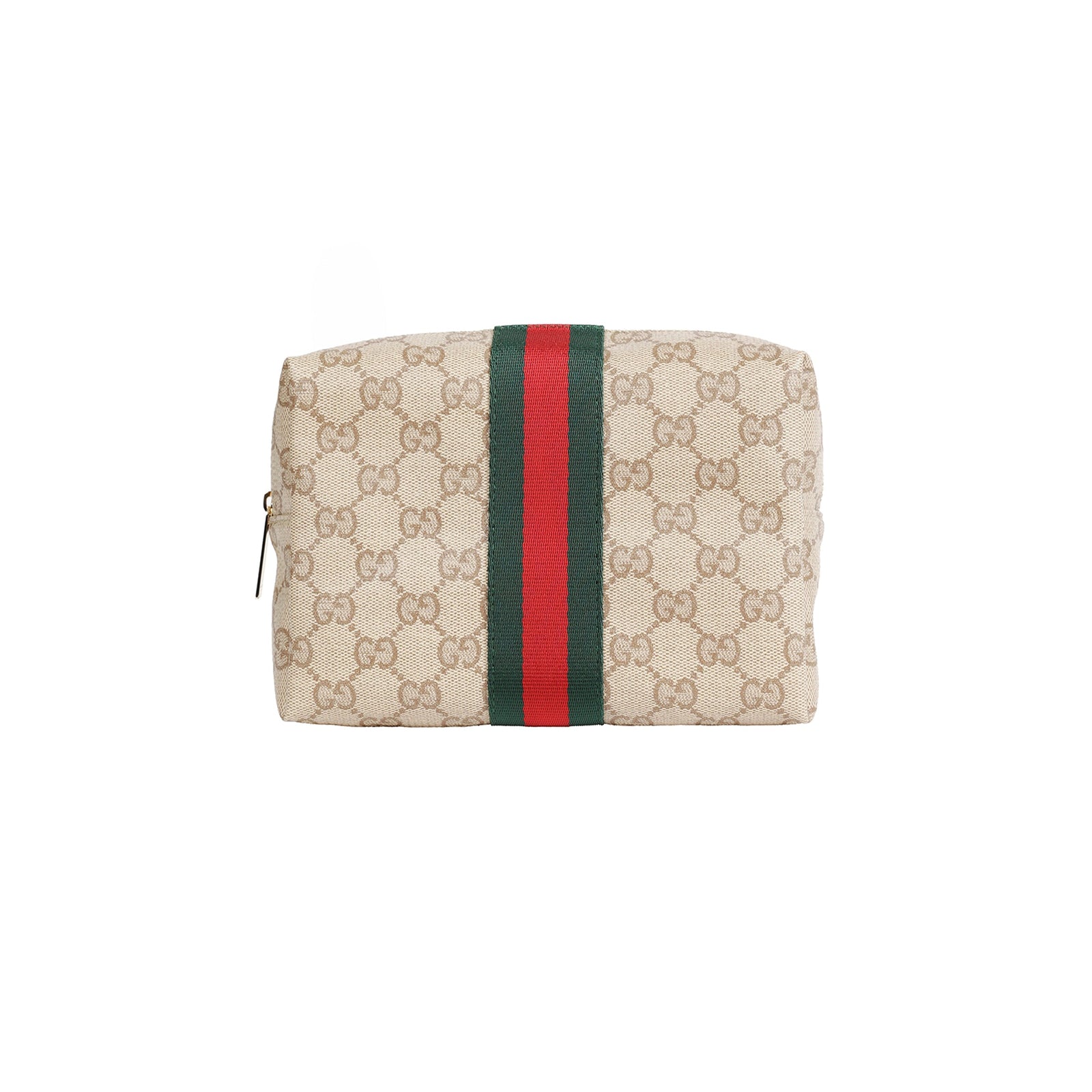 Gucci Coated GG Canvas and Web Cosmetics Case