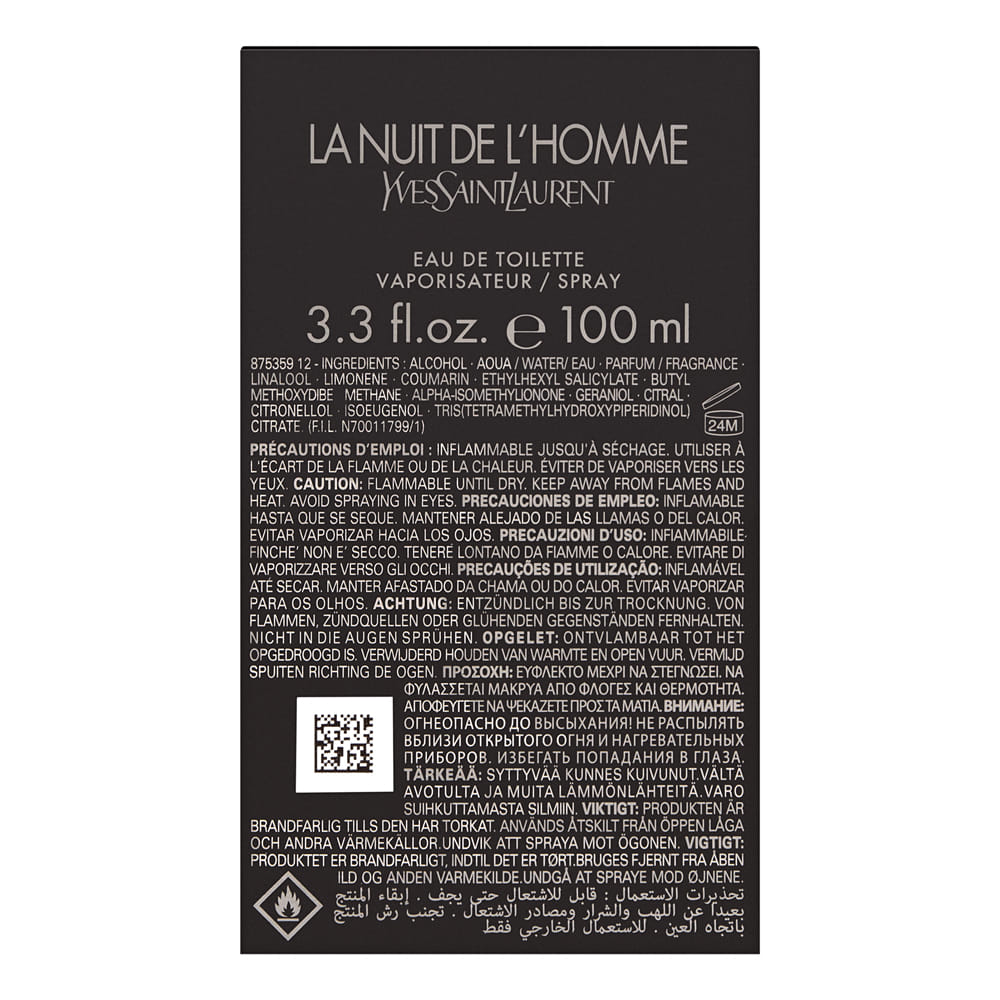 Yves Saint Laurent La Nuit de L'Homme by Yves Saint Laurent for Men