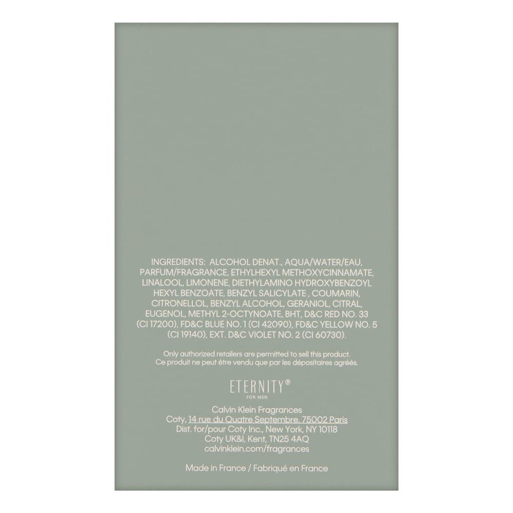 Calvin Klein Eternity by Calvin Klein for Men