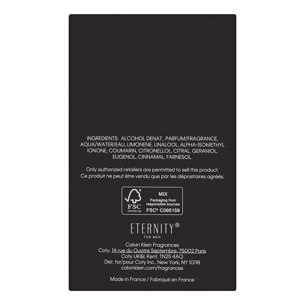 Calvin Klein Eternity by Calvin Klein for Men