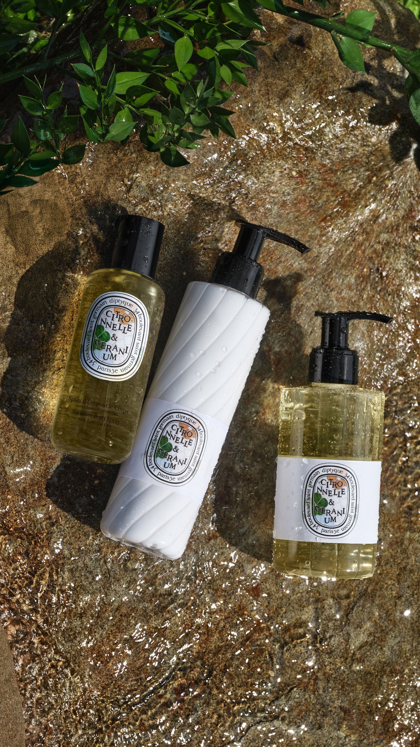 Diptyque Citronnelle & Géranium - Gel de parfum lavant pour le corps