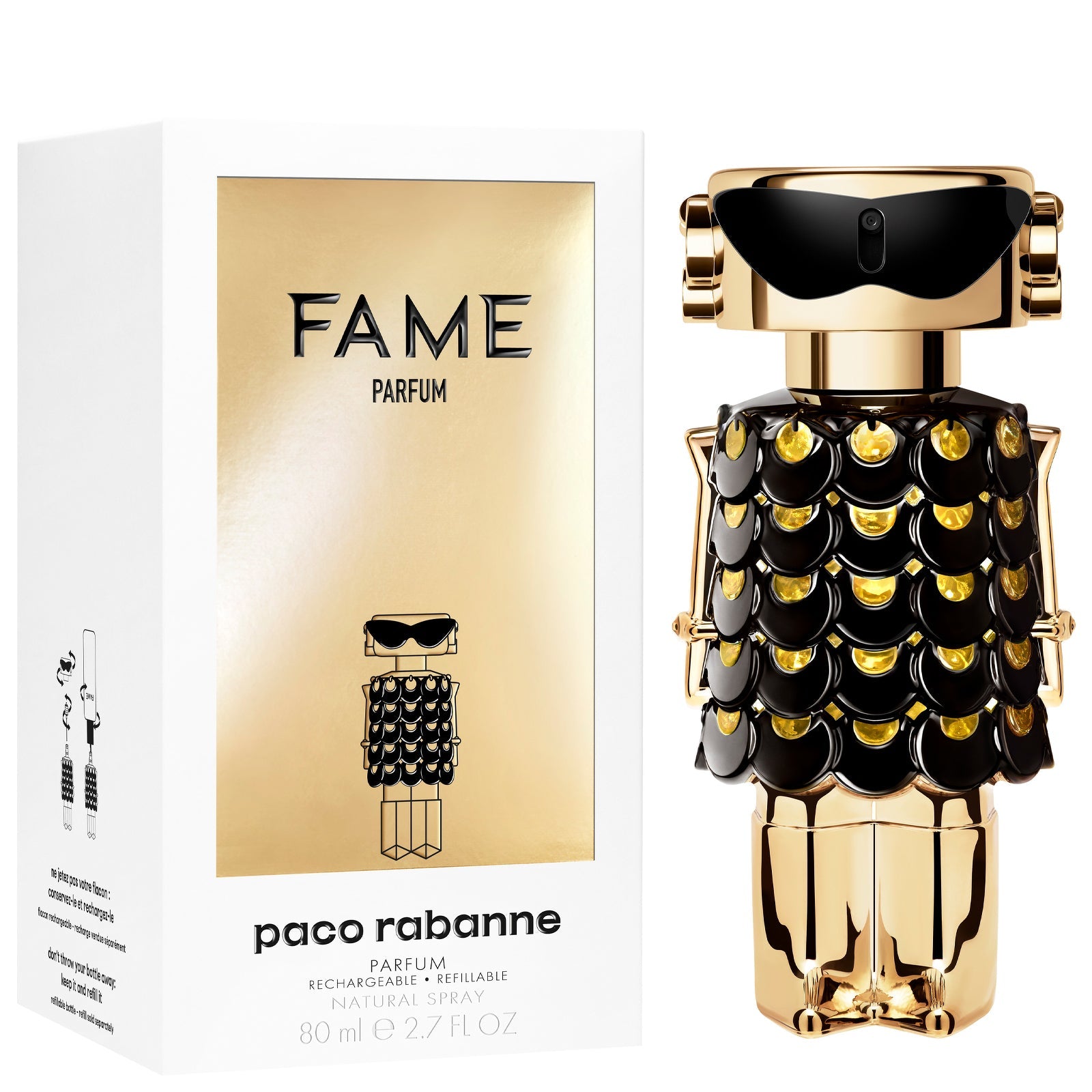 Rabanne Fame Parfum Refillable 80 ml