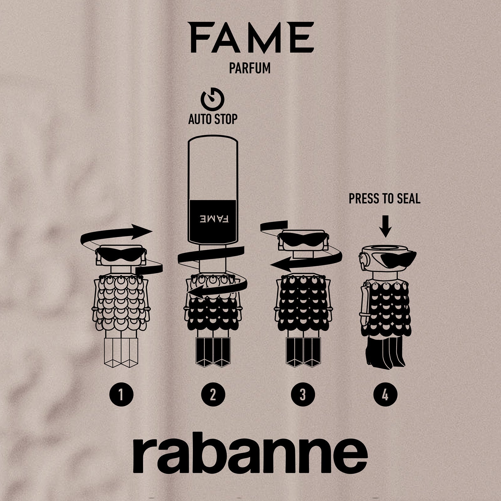 Rabanne Fame Parfum Refill Bottle 200 ml
