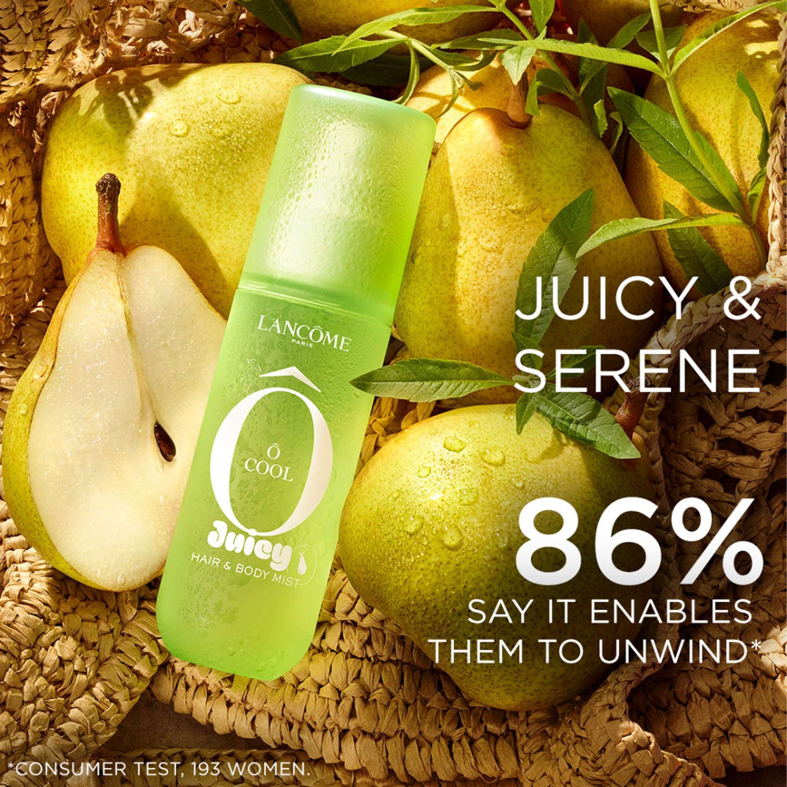 Lancôme O de Lancome Ô Cool Juicy Hair & Body Mist 100 ml, Your Dose of Chill in a Bottle