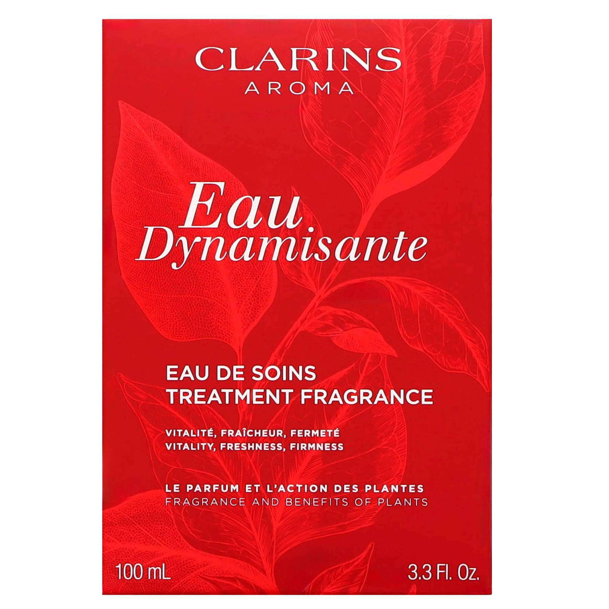Clarins Eau Dynamisante Treatment Fragrance Vitality Freshness Firmness Natural Spray 100 ml / 3.3 fl.oz.