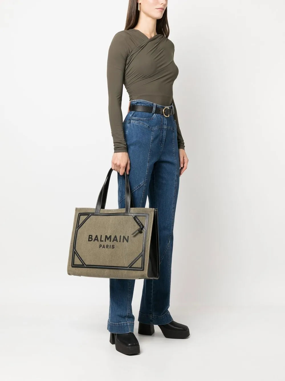B-Army canvas tote bag