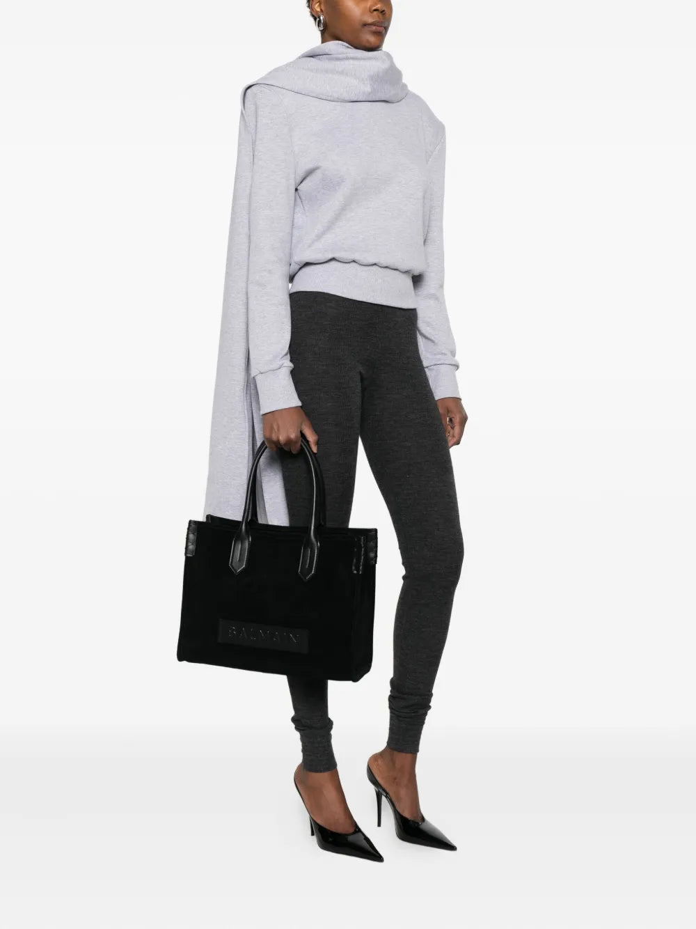 B-Army panelled tote bag