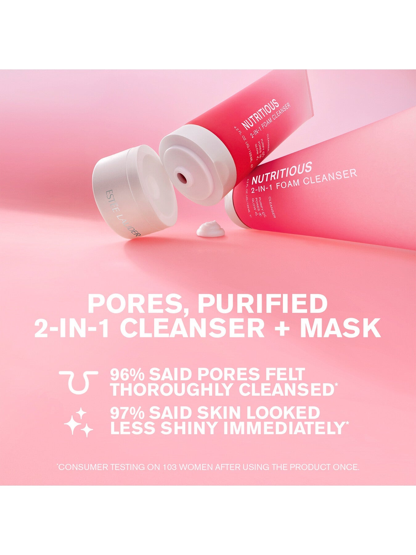 Estée Lauder Nutritious 2 - in - 1 Foam Cleanser 125 ml