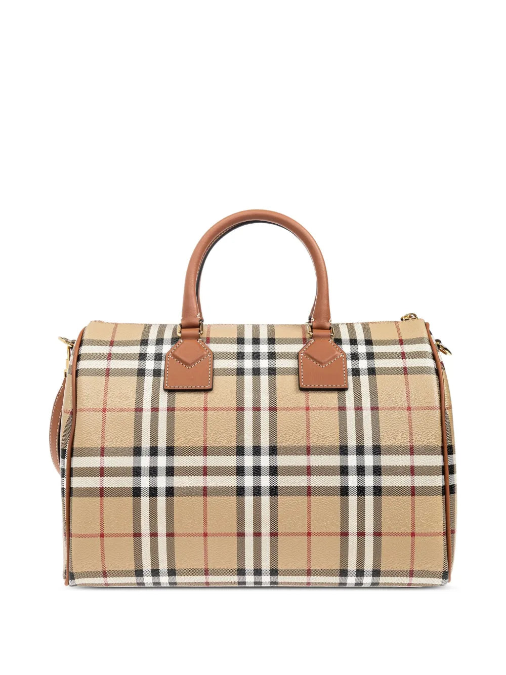 medium Check satchel bag