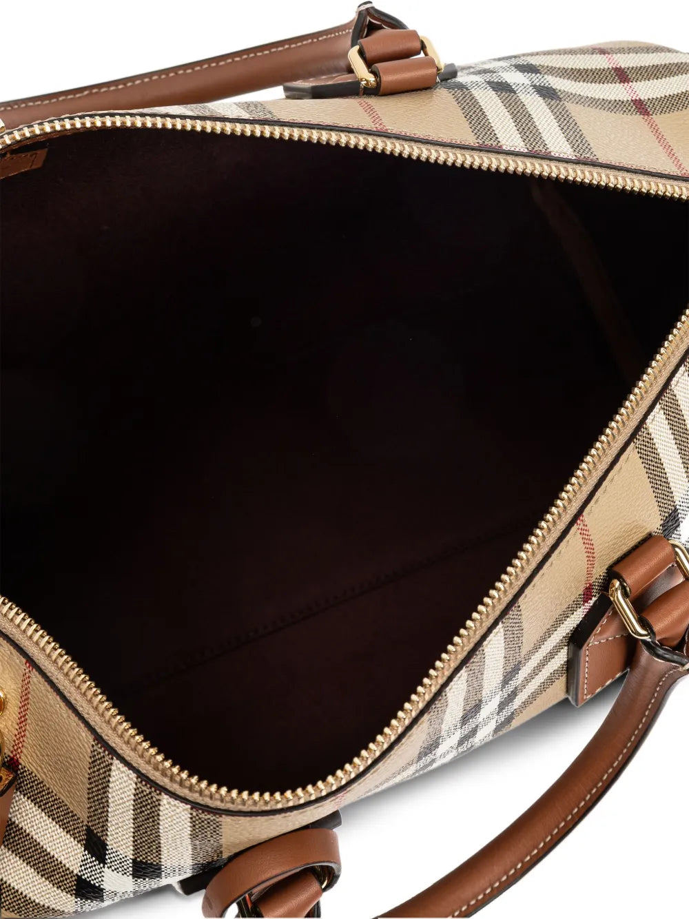 medium Check satchel bag