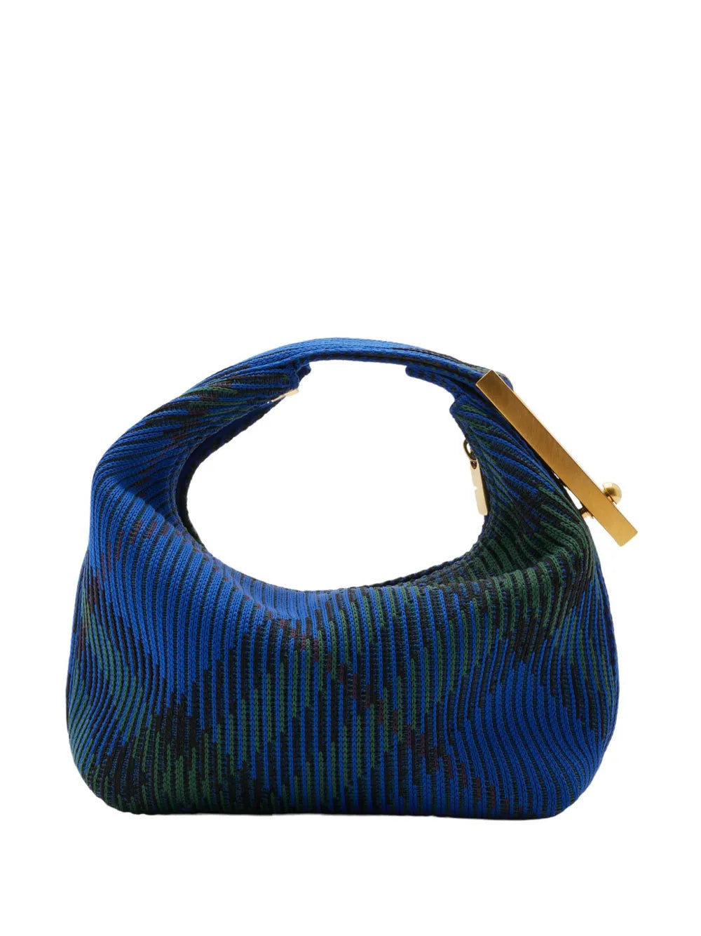Peg checked shoulder bag