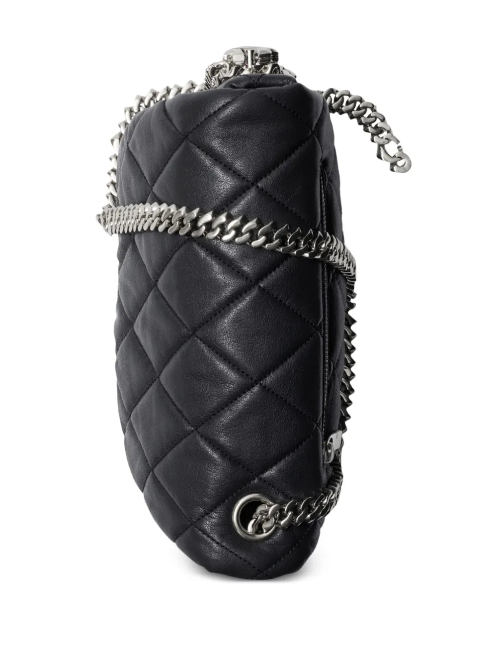 Shield Lock leather shoulder bag