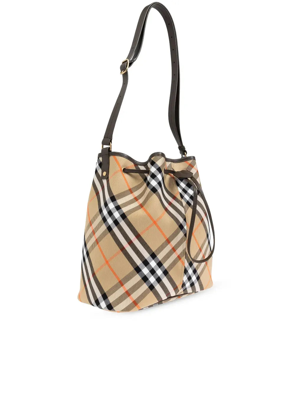 Vintage Check bucket shoulder bag