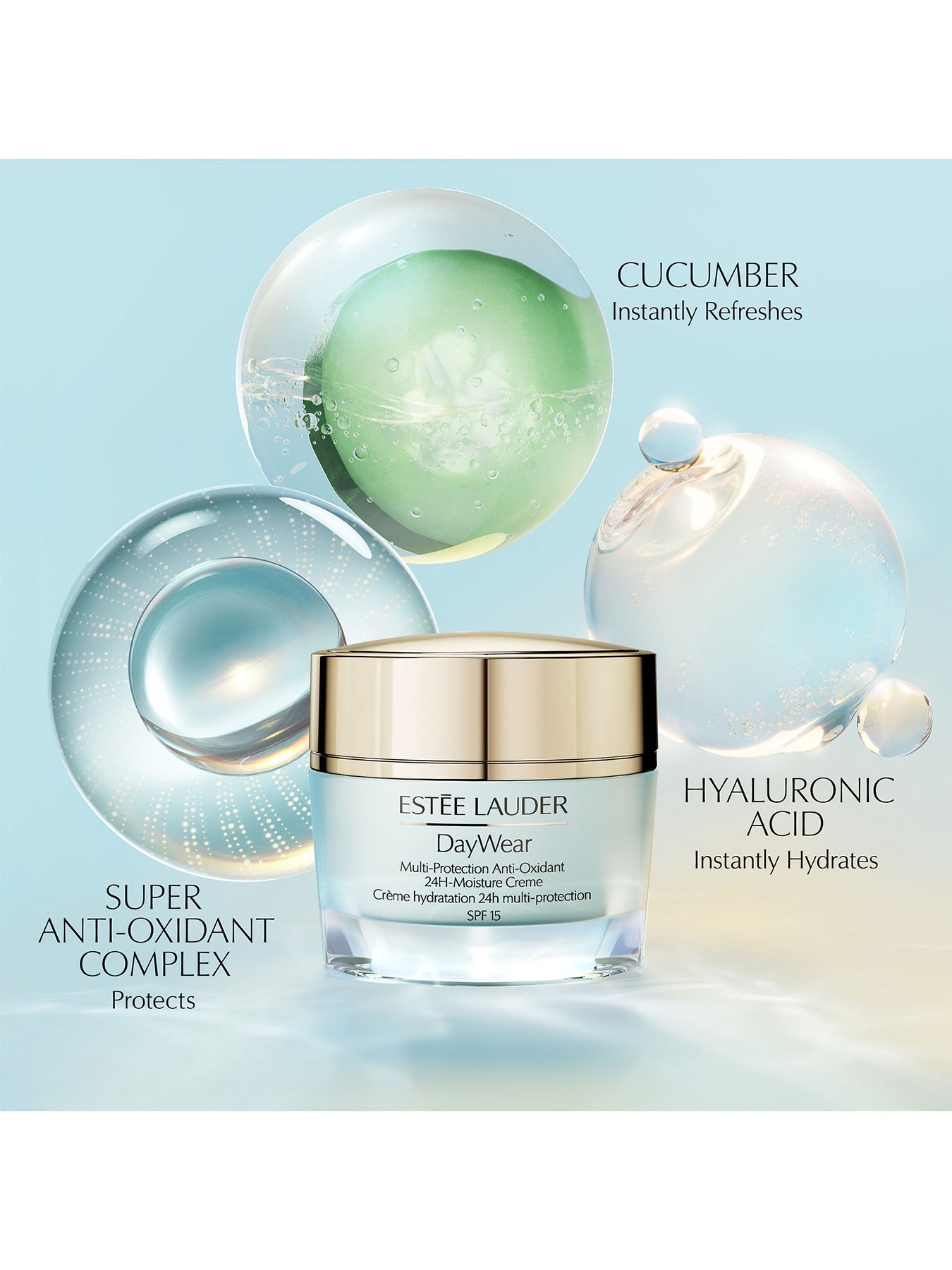 Estée Lauder DayWear Anti - Oxidant 24H - Moisturiser Crème SPF15 Dry Skin 50 ml