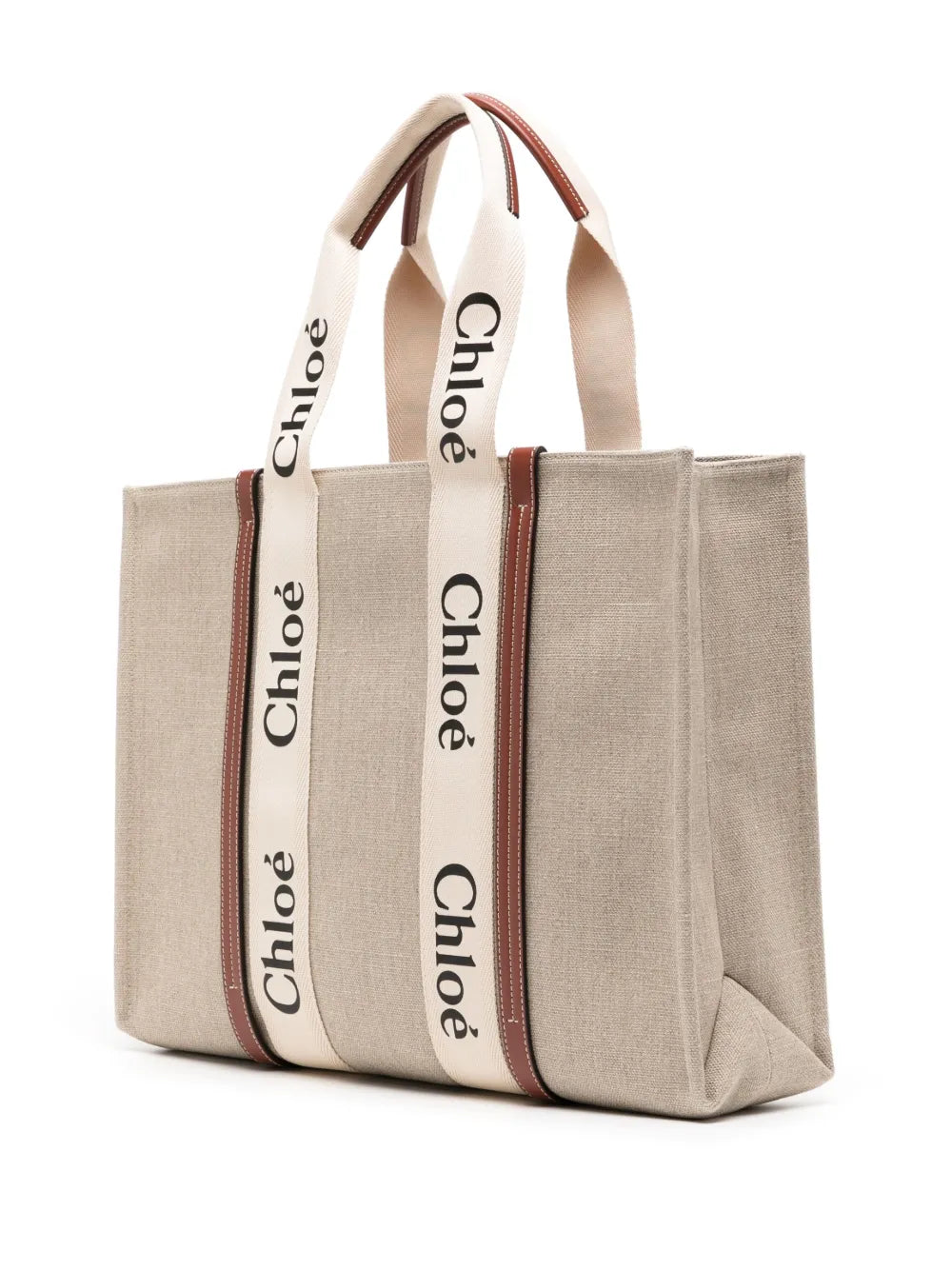large Woody cotton tote bag