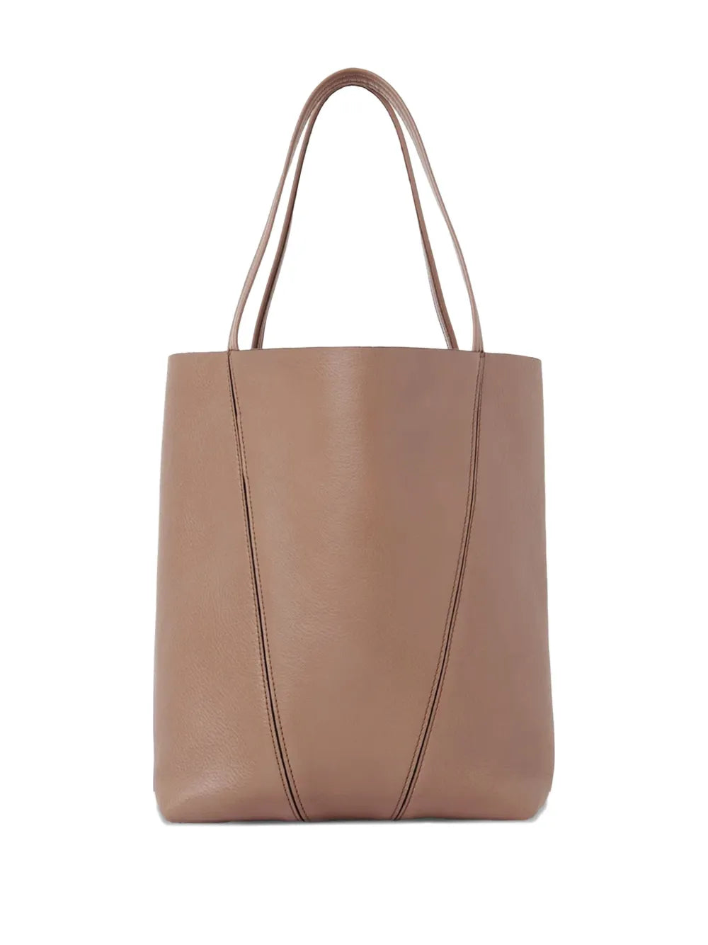 medium Spin leather chain-detail tote bag