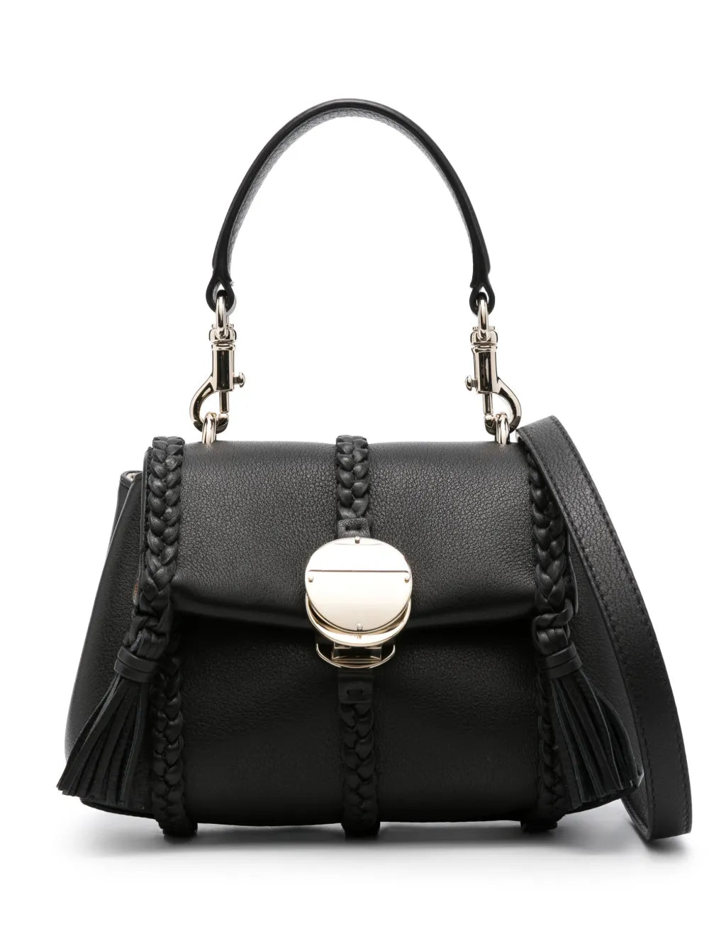 Penelope braid-detail satchel bag