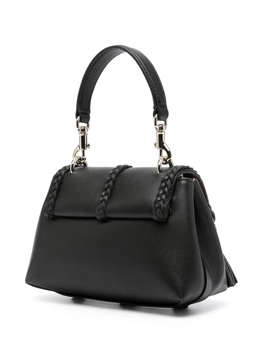 Penelope braid-detail satchel bag