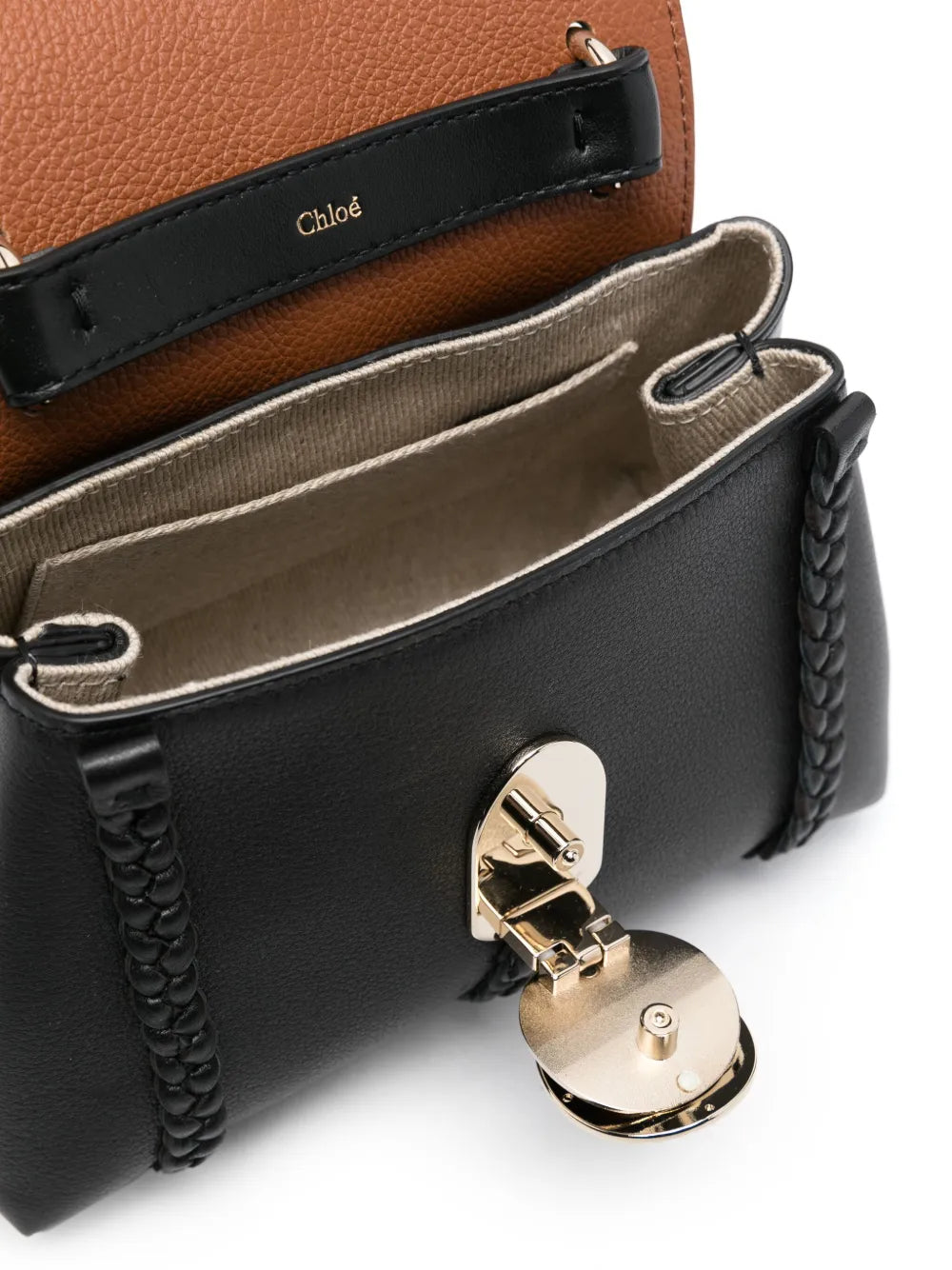 Penelope braid-detail satchel bag