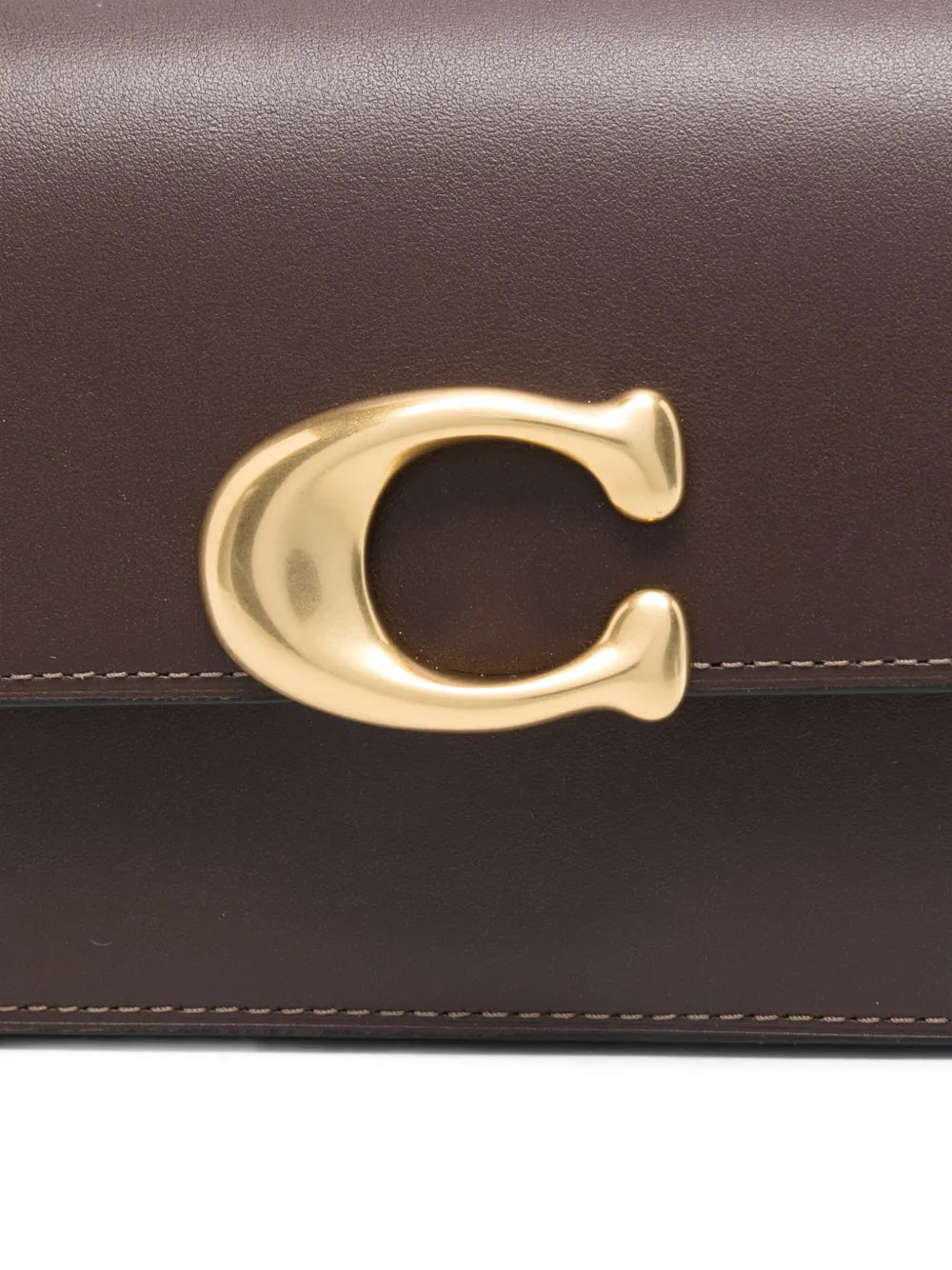 Zoe C-clasp leather shoulder bag