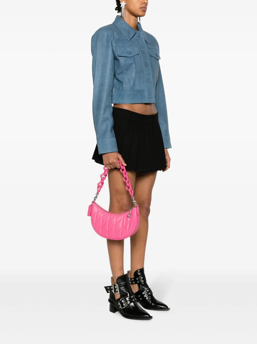 Mira quilted-leather shoulder bag