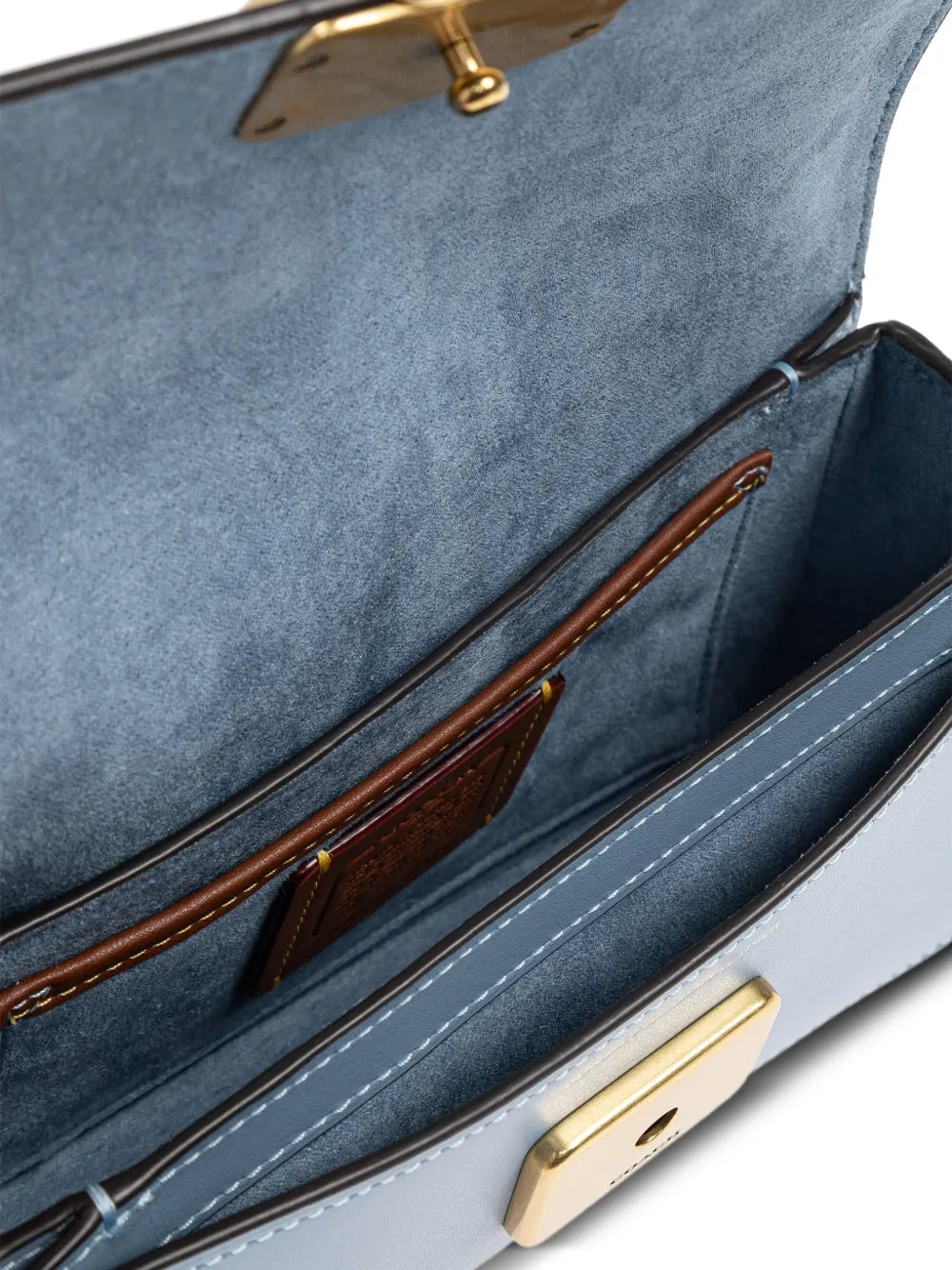 Zoe C-clasp leather shoulder bag