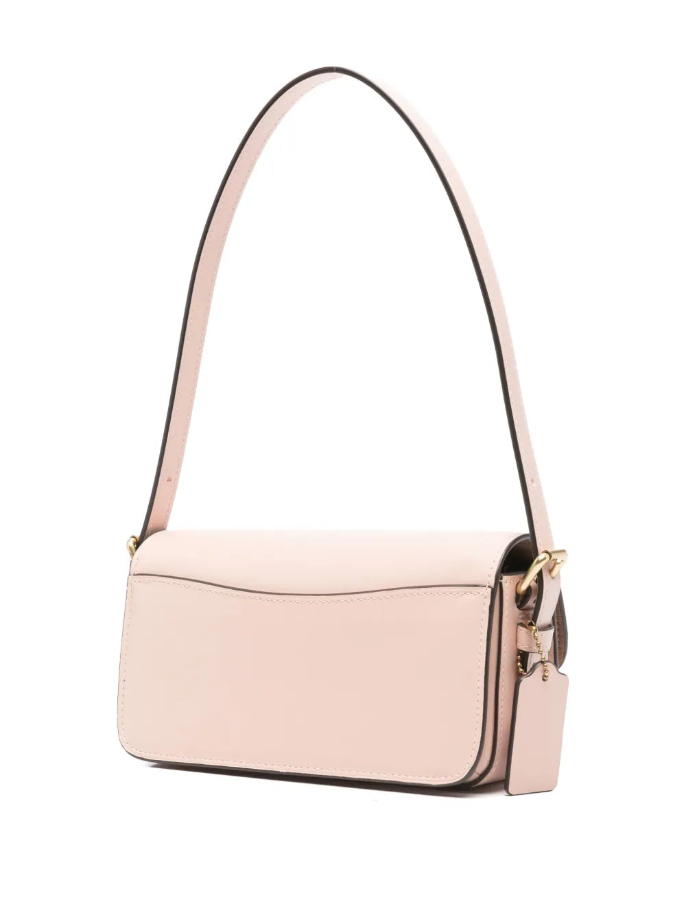 Zoe C-clasp leather shoulder bag