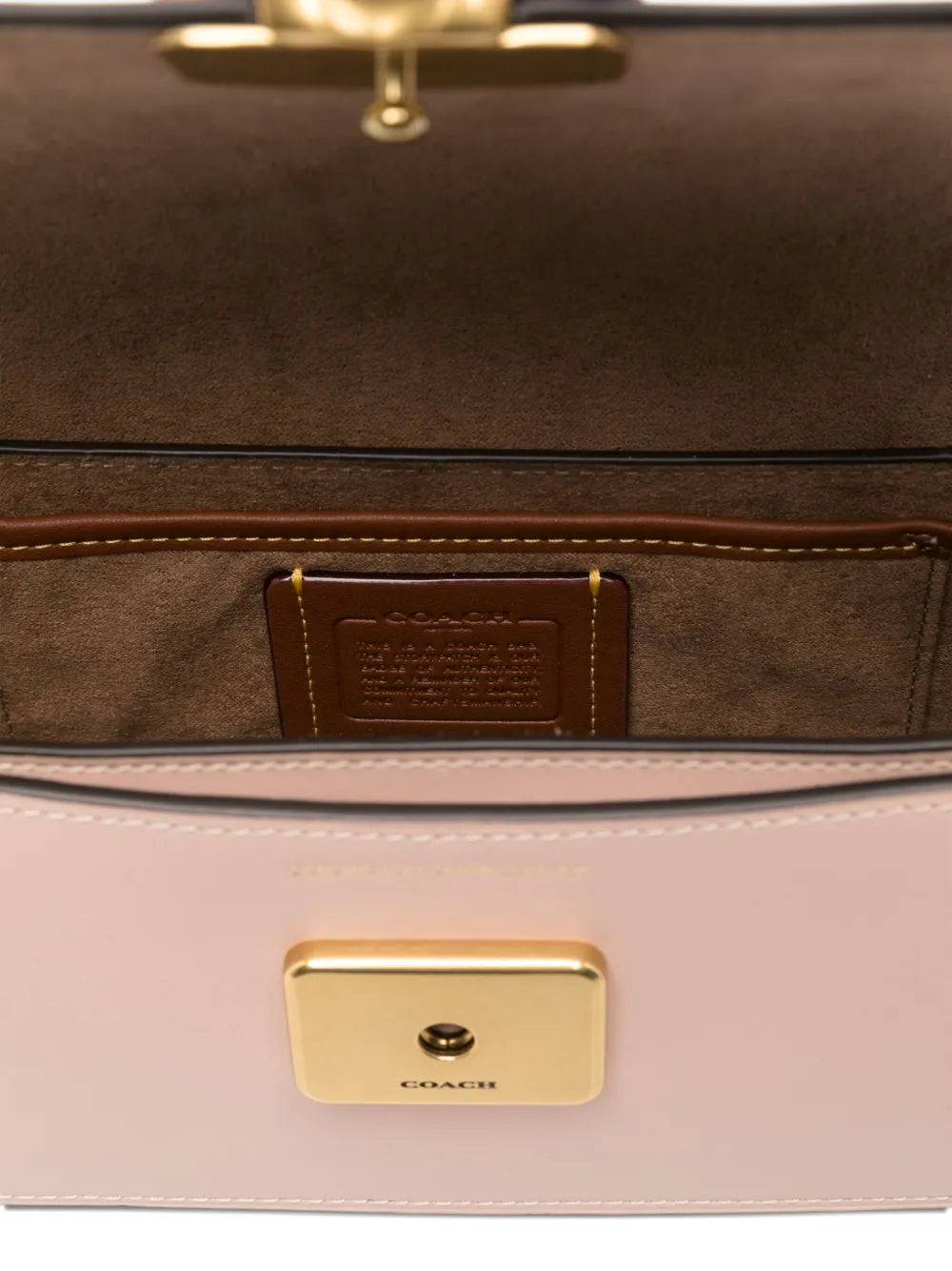 Zoe C-clasp leather shoulder bag