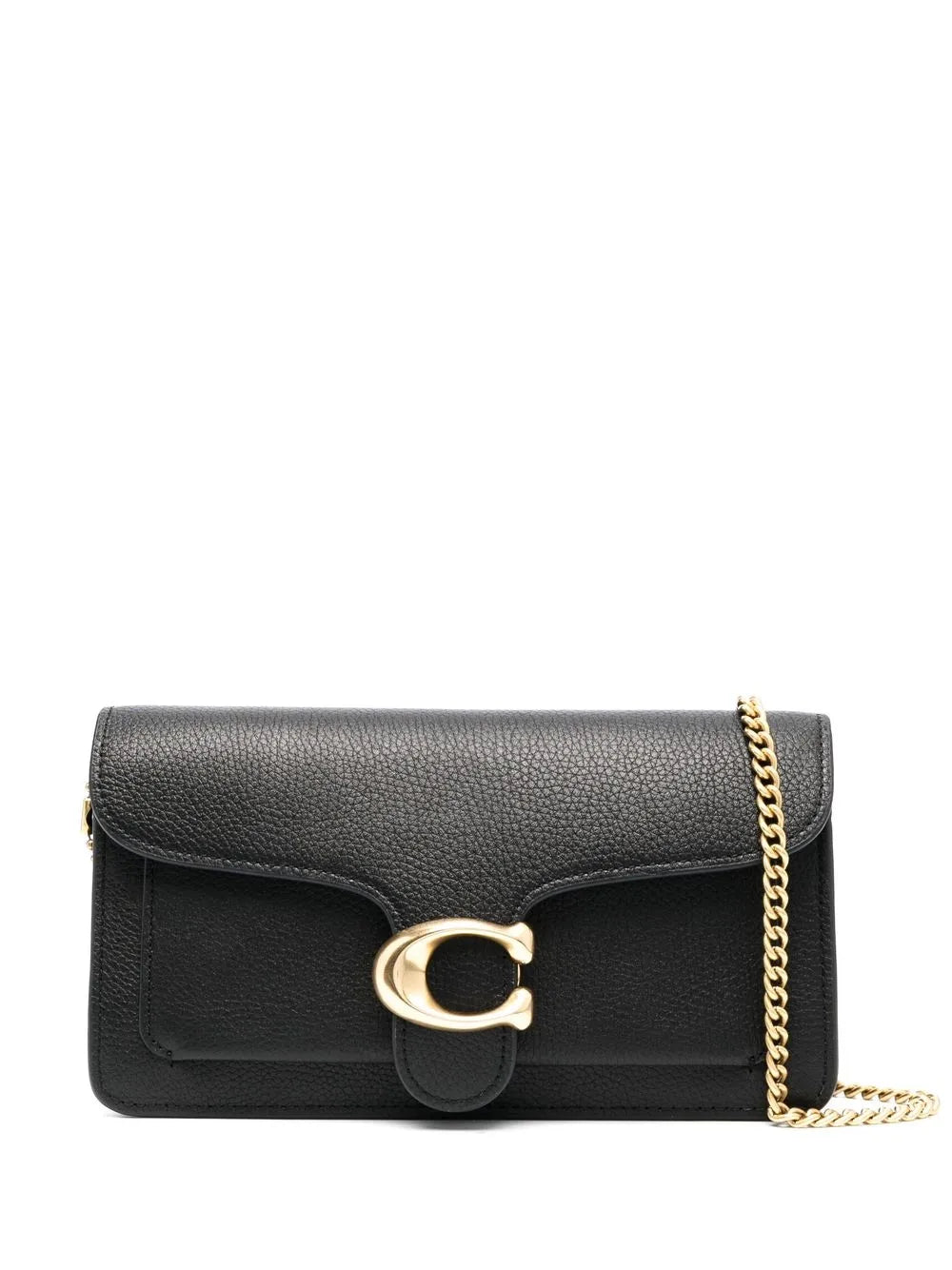 Tabby leather clutch bag