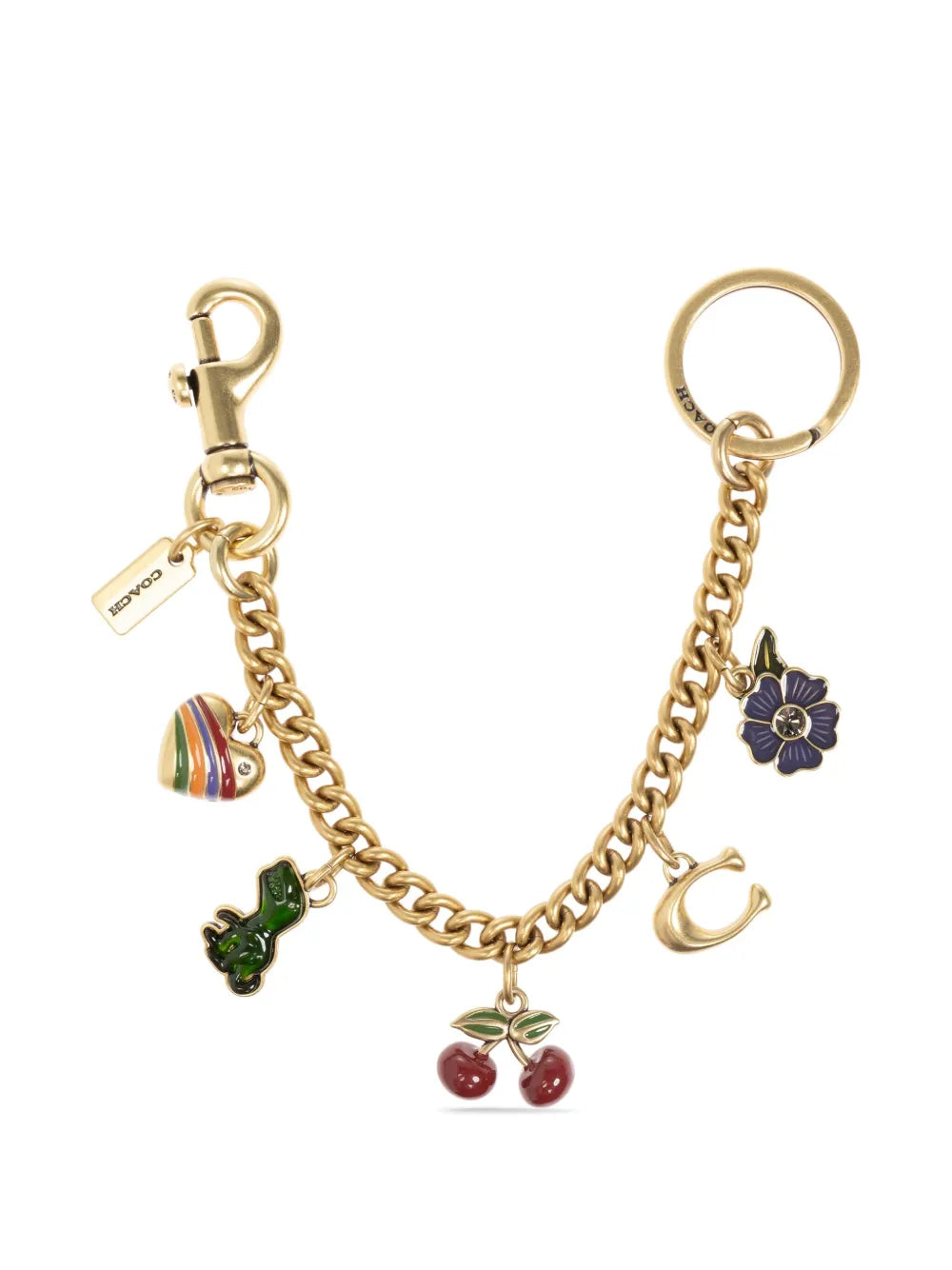 charm-embellished keychain