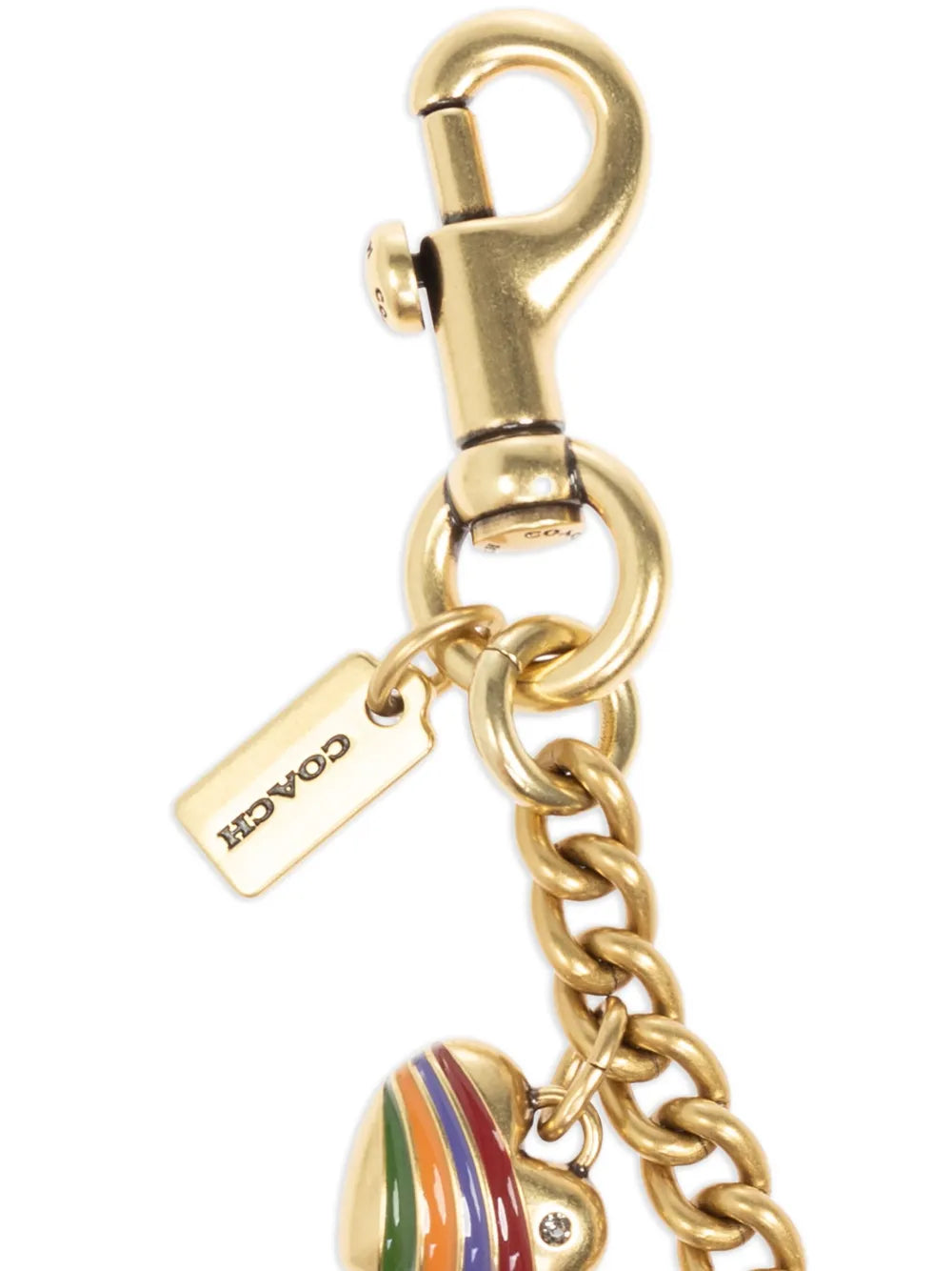 charm-embellished keychain