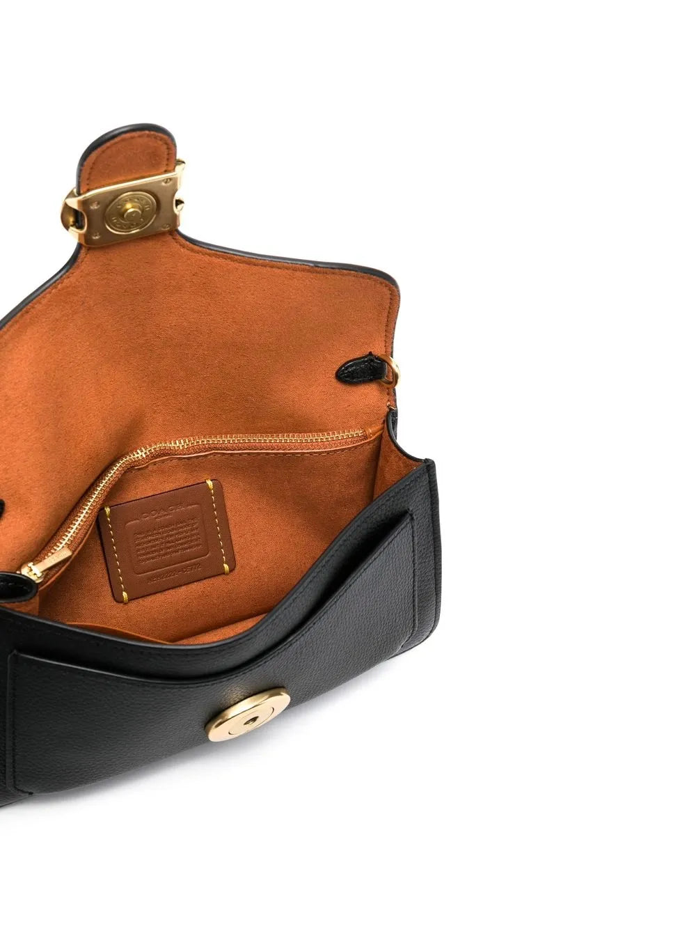 Tabby leather clutch bag