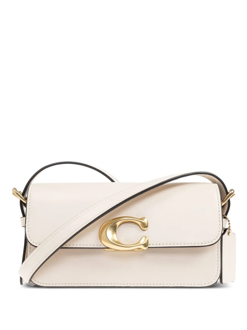 Zoe C-clasp leather shoulder bag