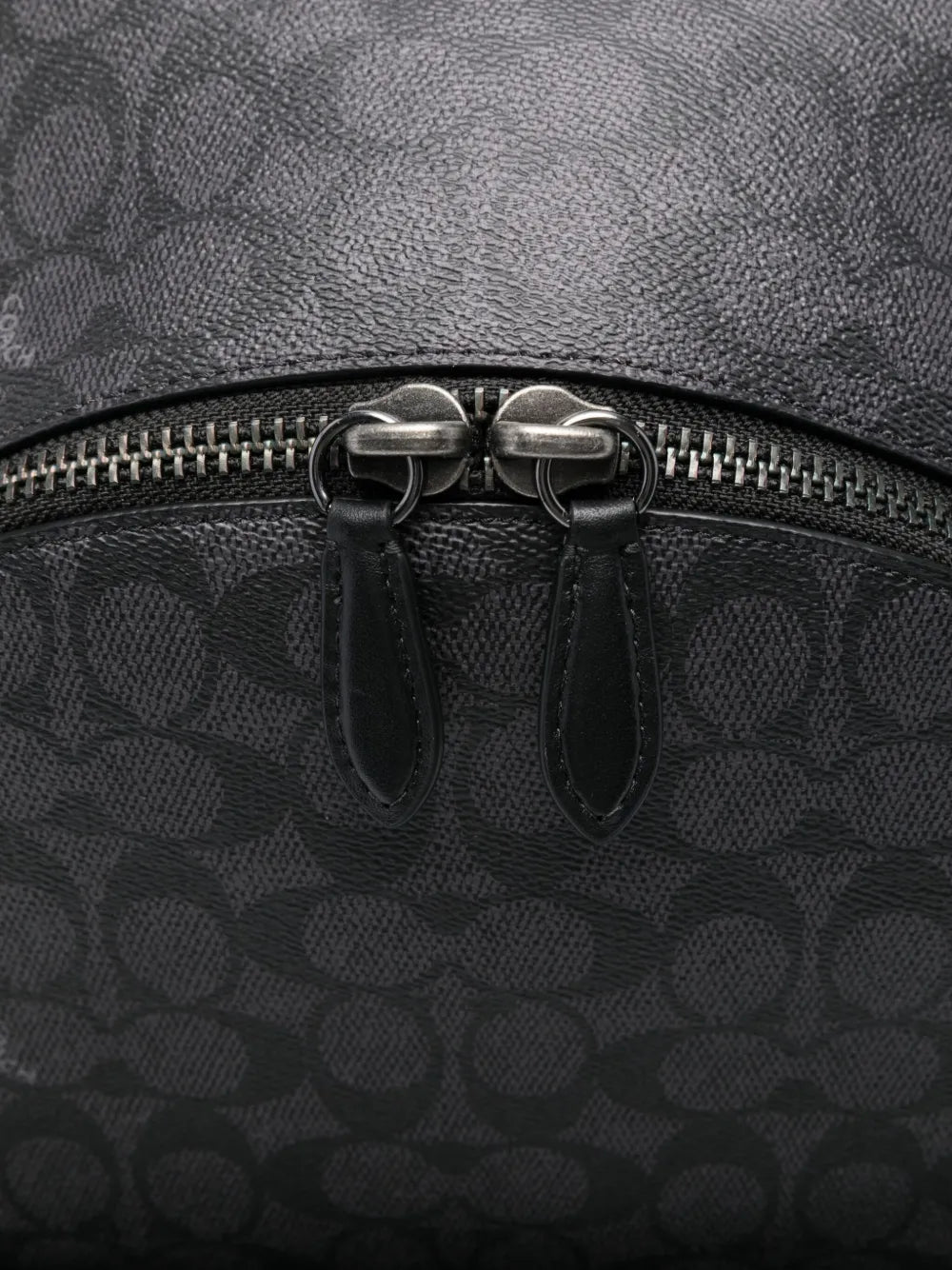 monogram-print adjustable backpack