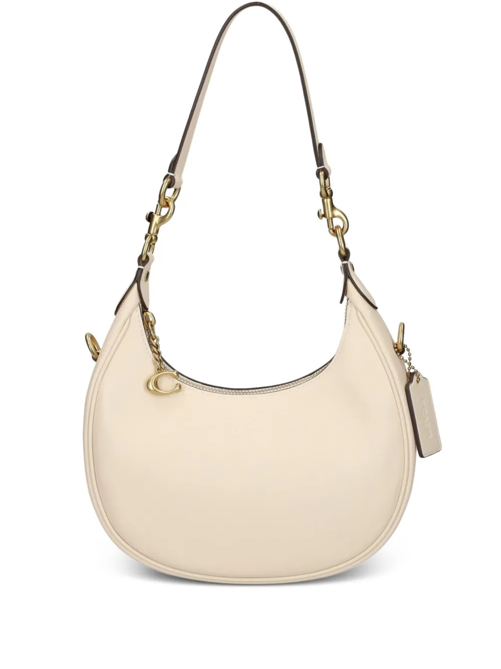 small Jonie 22 half-moon leather shoulder bag