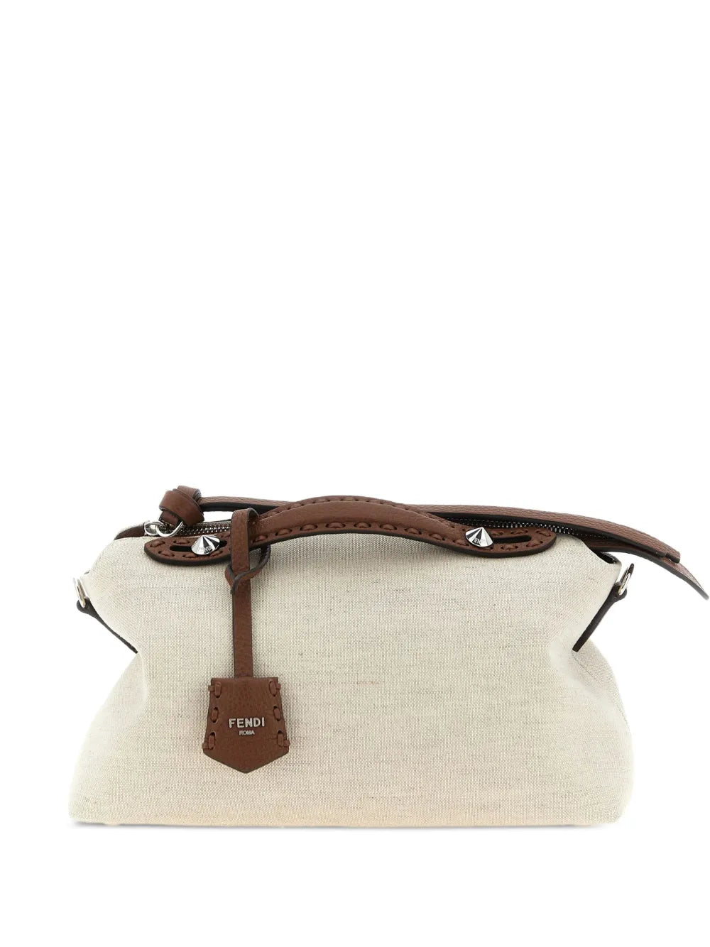 zip-top saddlery-stitching handbag