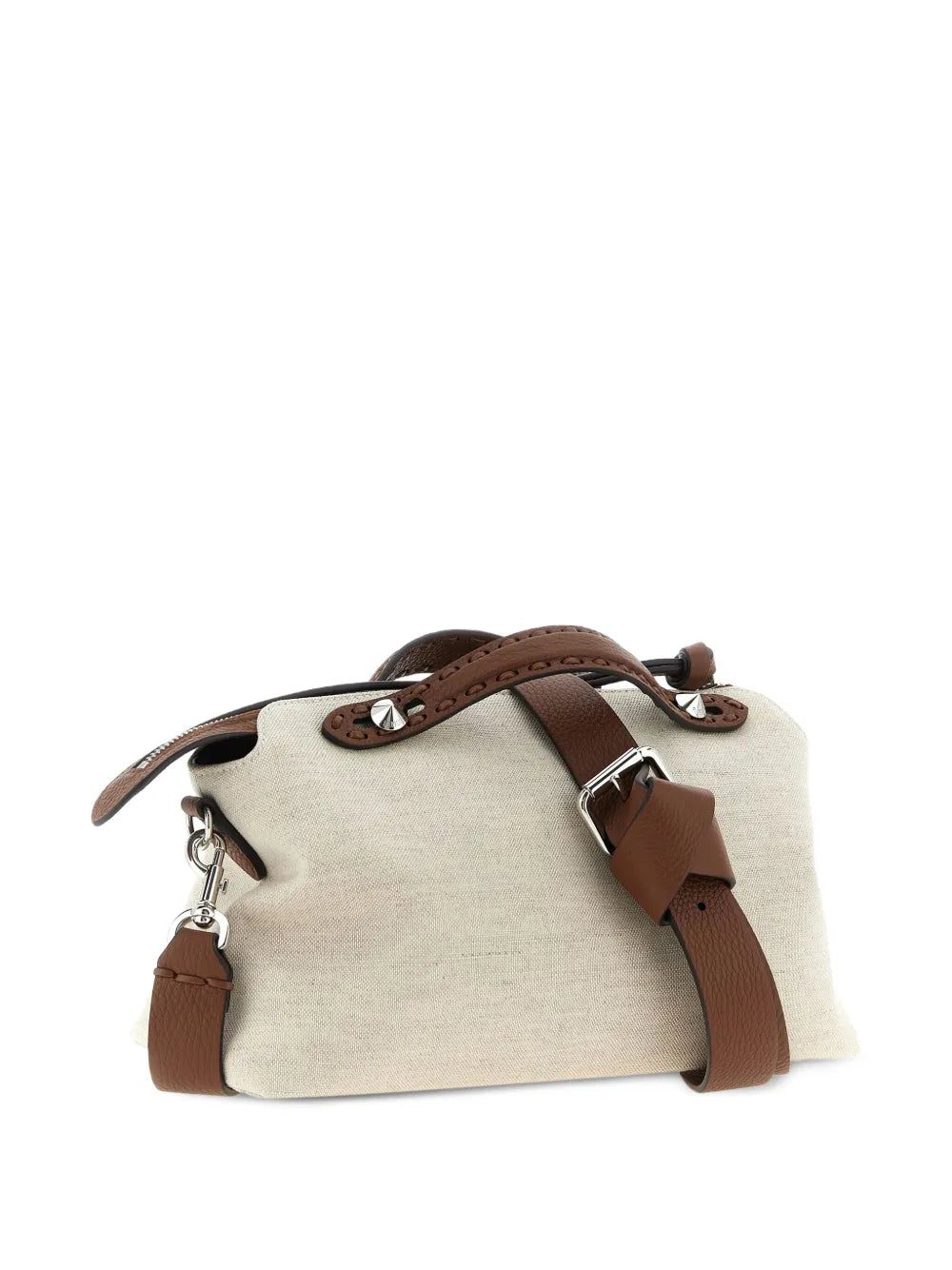 zip-top saddlery-stitching handbag